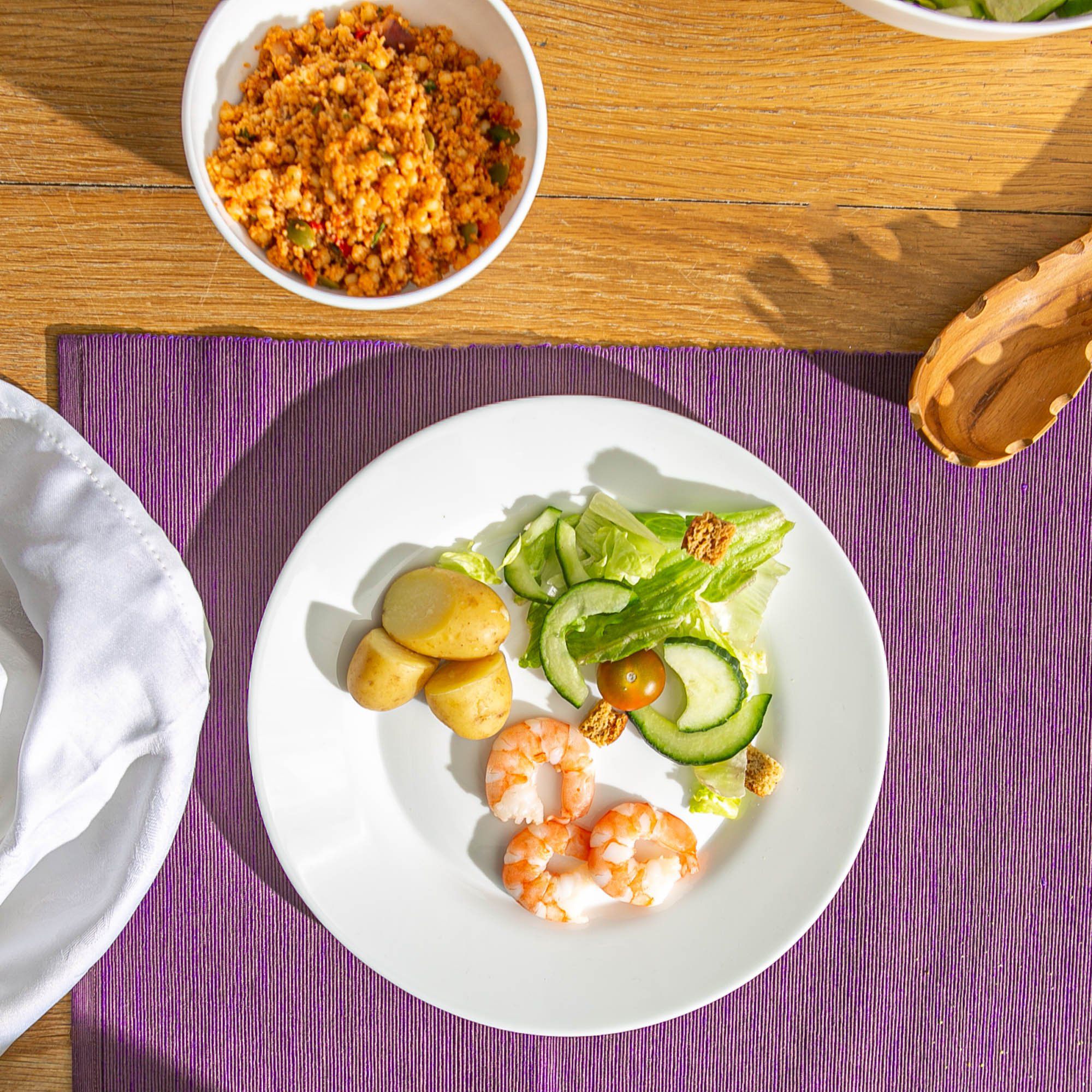 25cm White Toledo Glass Dinner Plates - Pack of Six