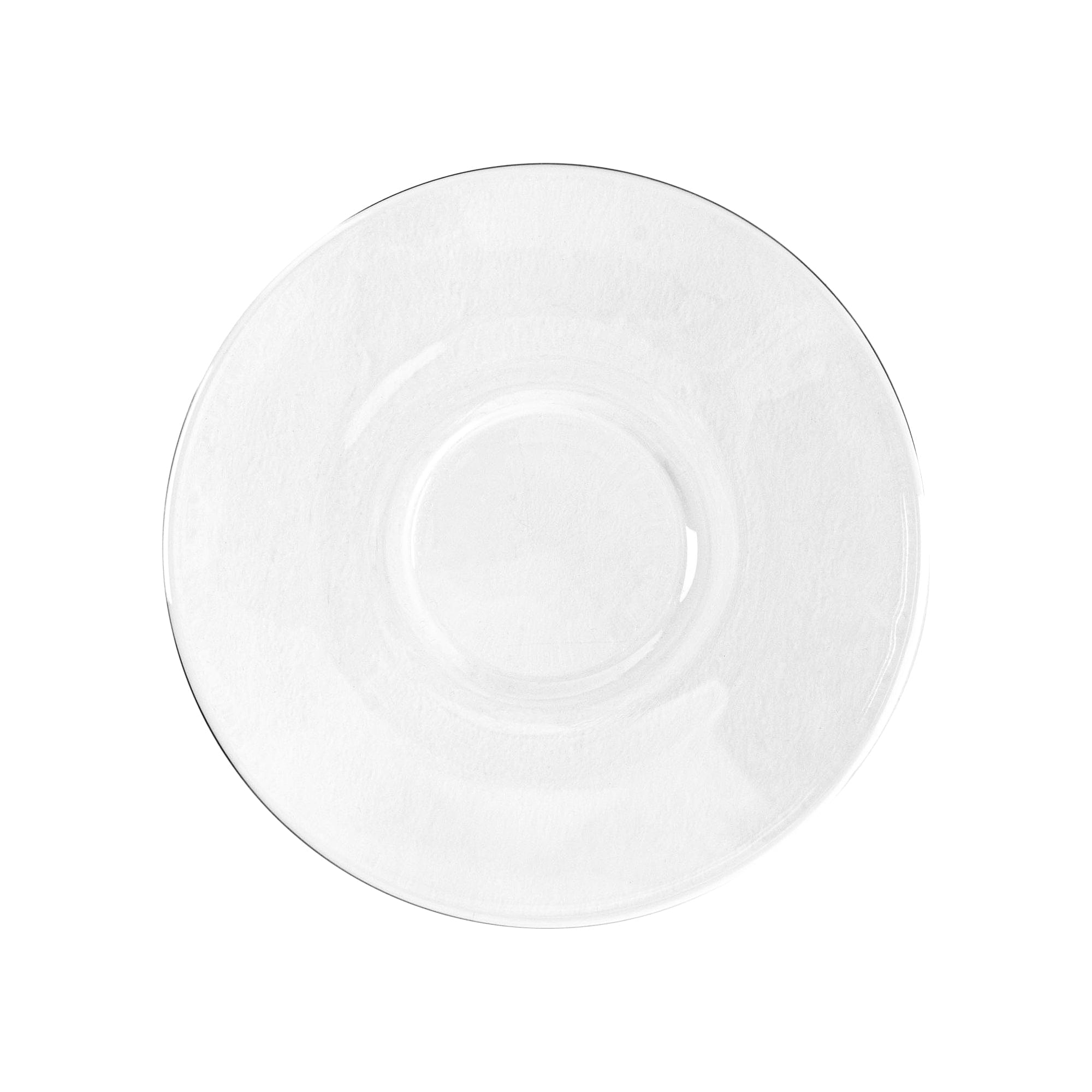 14cm Bar Glass Cappuccino Saucers - Pack of Six - By Bormioli Rocco