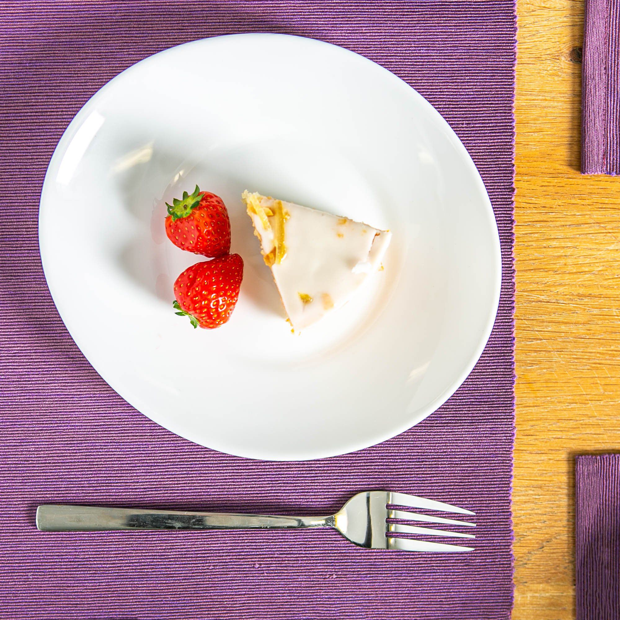 27cm White Prometeo Glass Dinner Plates - Pack of Six