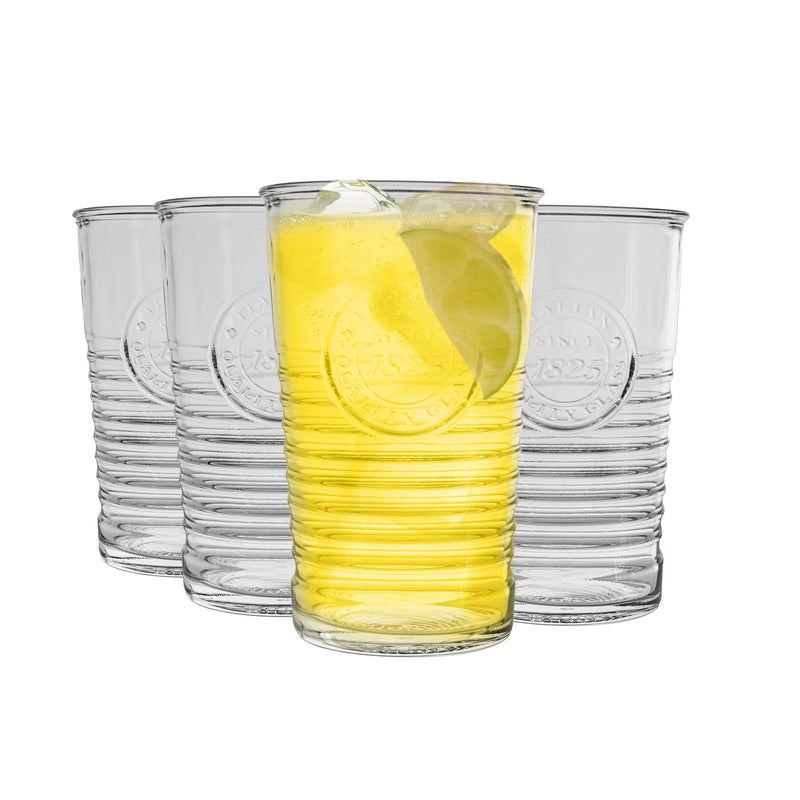 325ml Officina 1825 Highball Glasses - Pack of Four - By Bormioli Rocco
