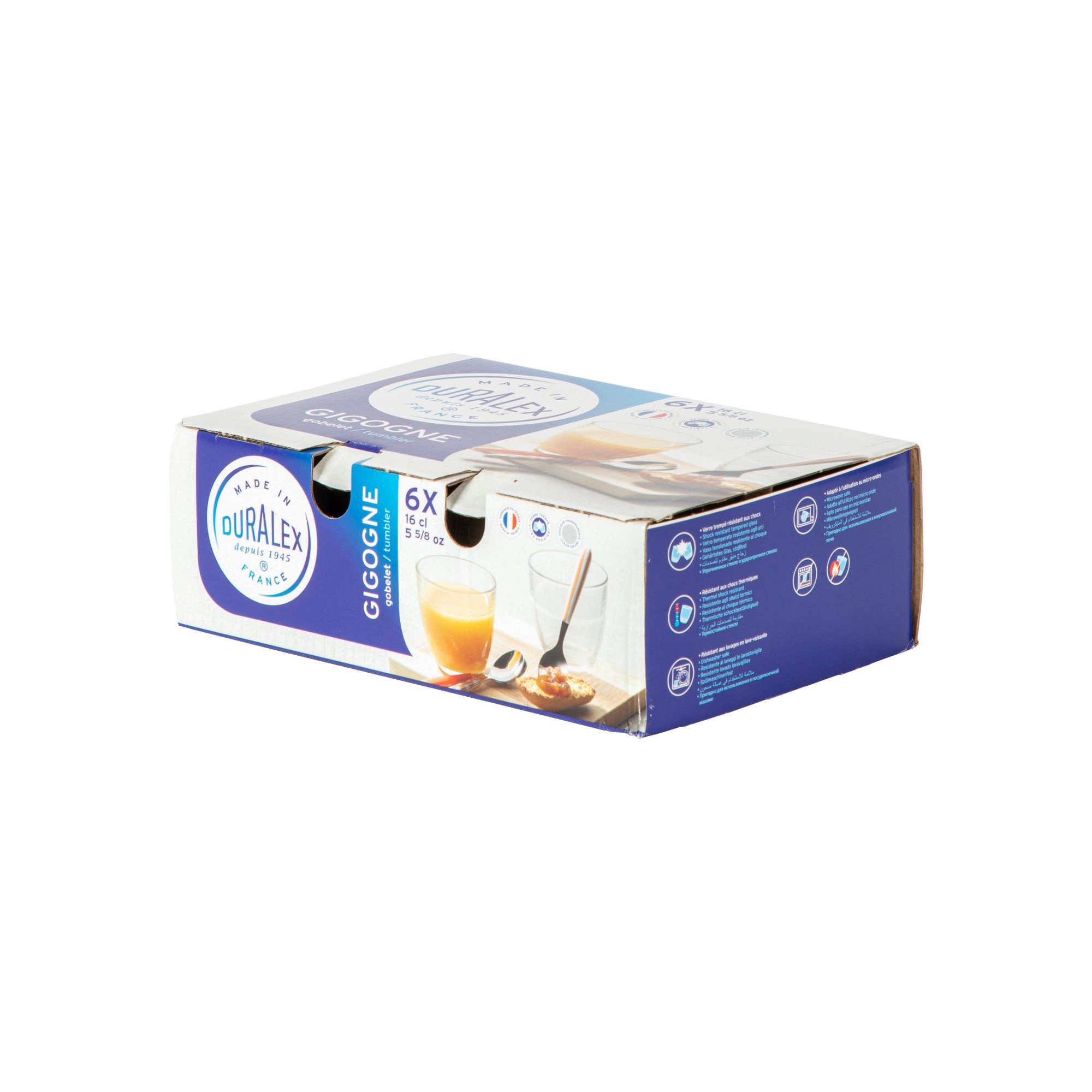 160ml Gigogne Water Glasses - Pack of Six