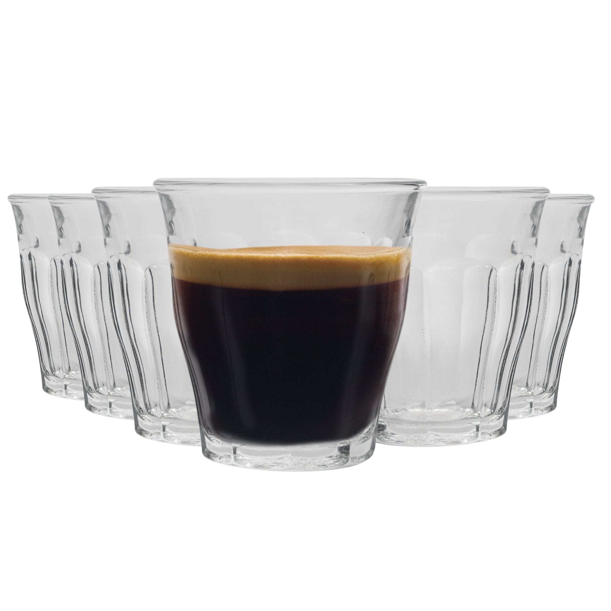 Duralex Picardie Traditional Tumbler Glasses - 90ml - Set of 6