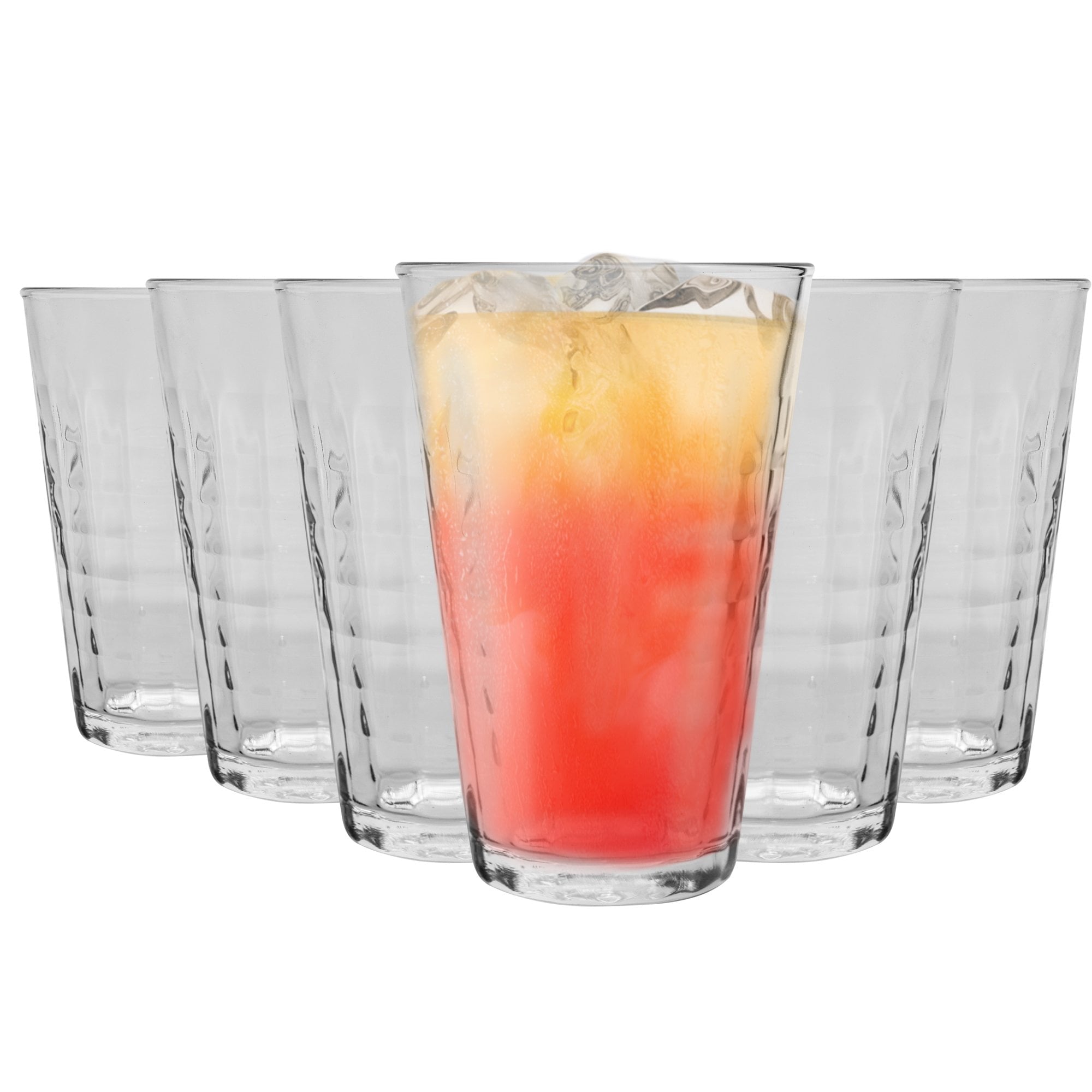 Duralex Prisme Tumbler Glasses - 330ml - Set of 6