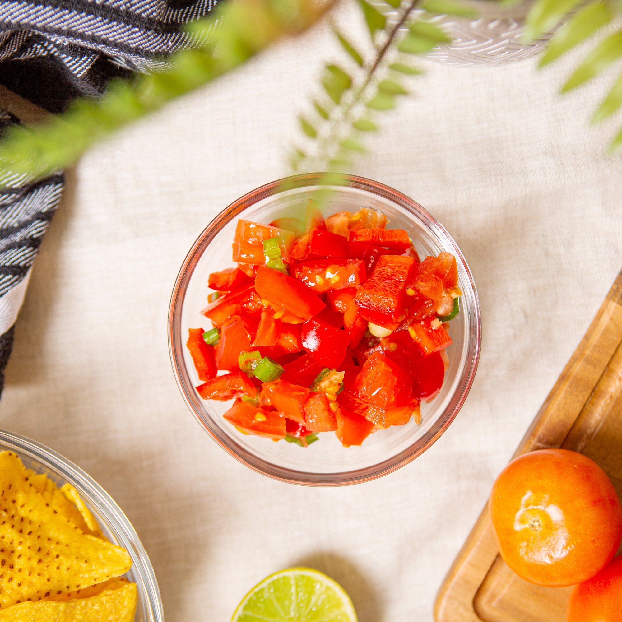 12cm Clear Lys Glass Nesting Mixing Bowl