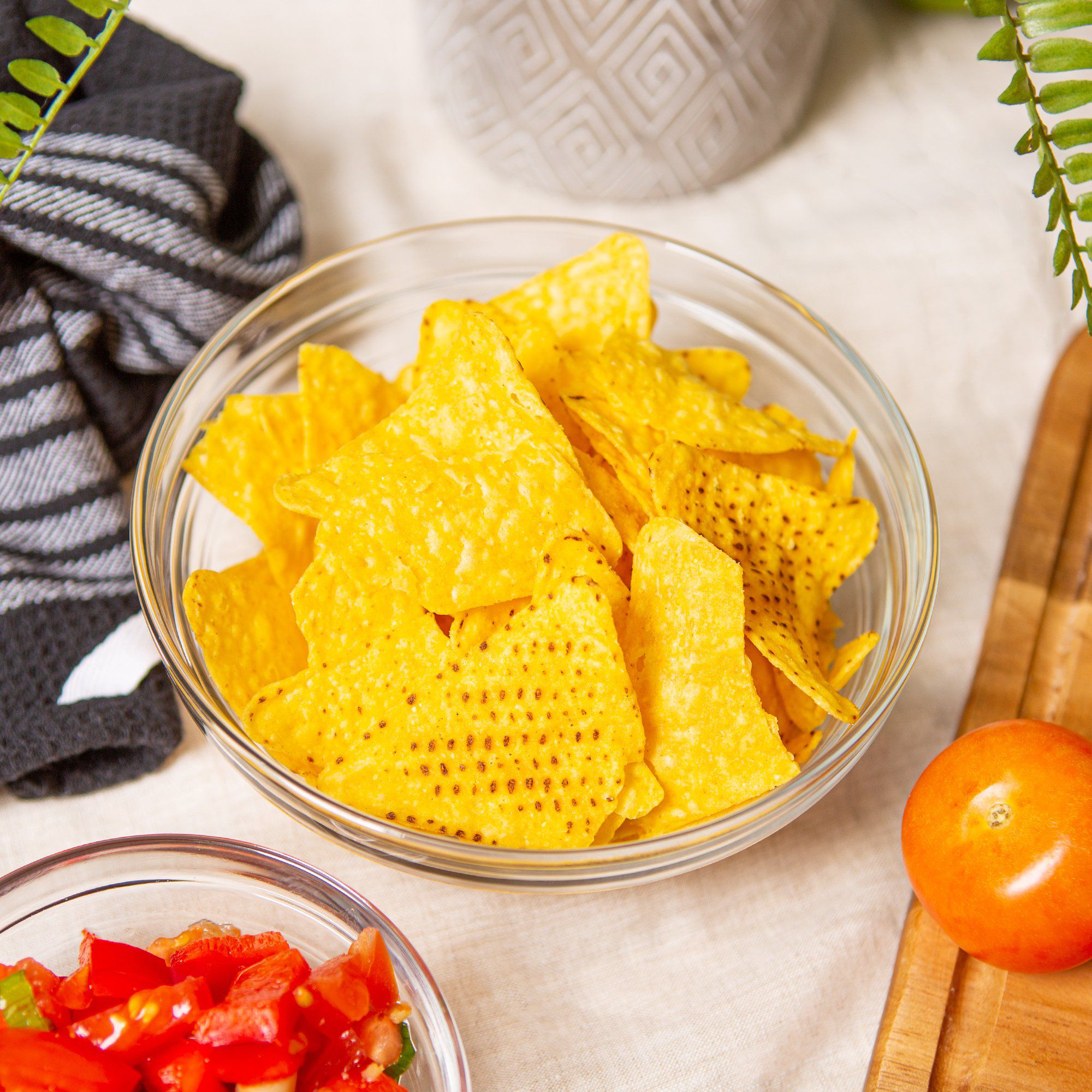 17cm Clear Lys Glass Nesting Mixing Bowl