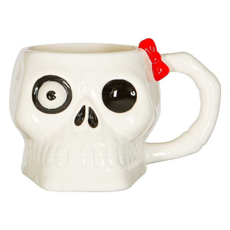 Halloween Skull Stoneware Mug - By Fax Potato