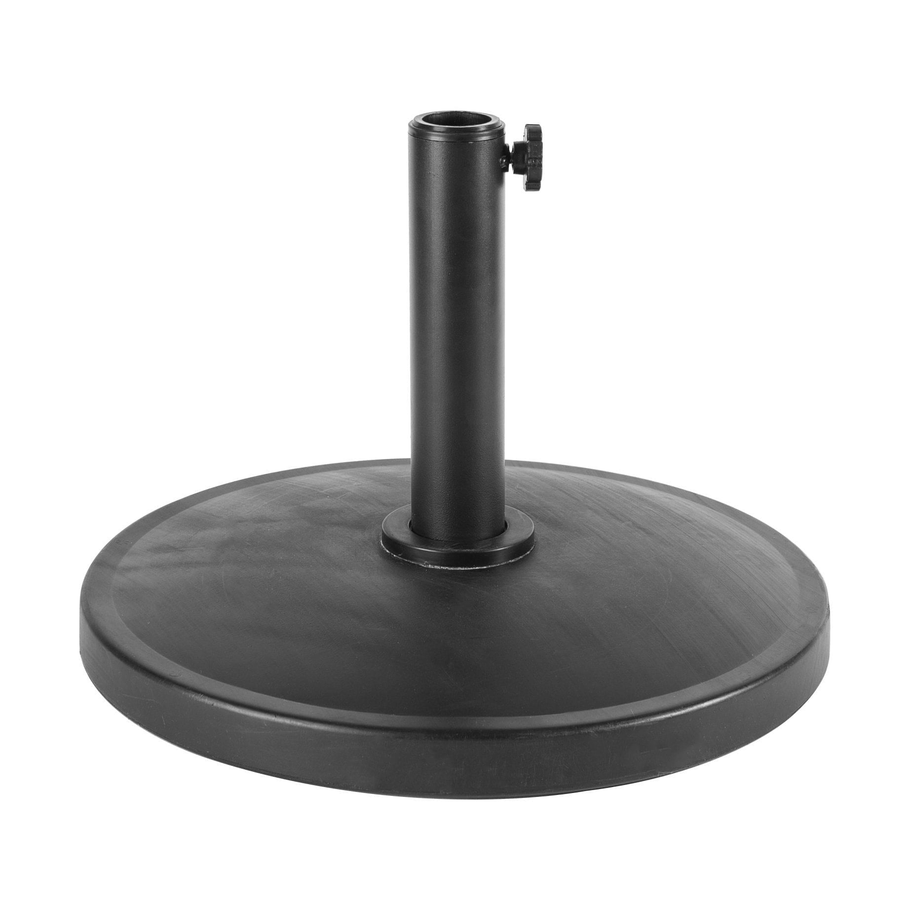 Harbour Housewares Concrete Garden Parasol Base - 12kg - Black