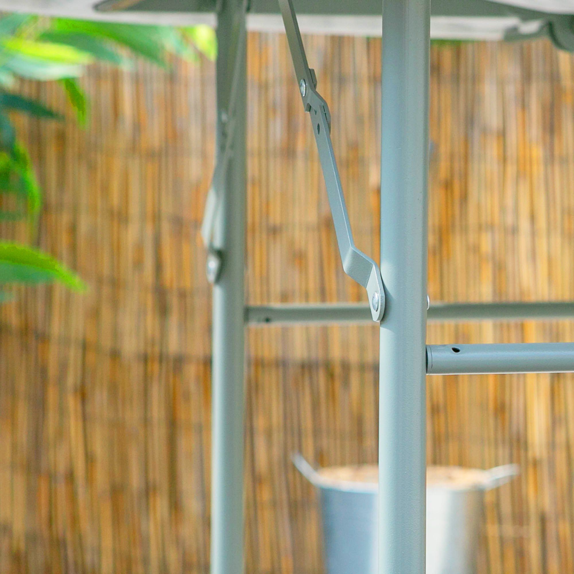 120cm White Round Plastic Folding Trestle Table