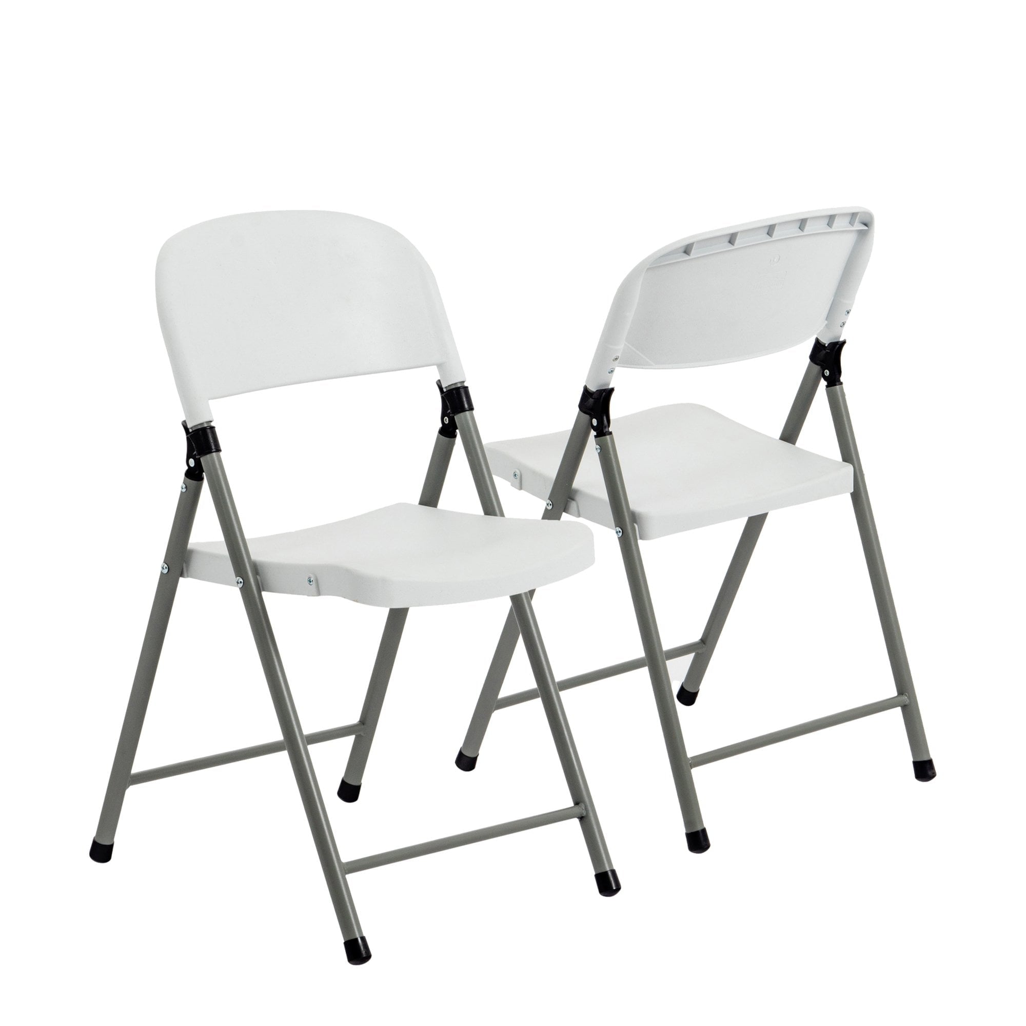 Harbour Housewares Heavy Duty Plastic Folding Camping Chair x2