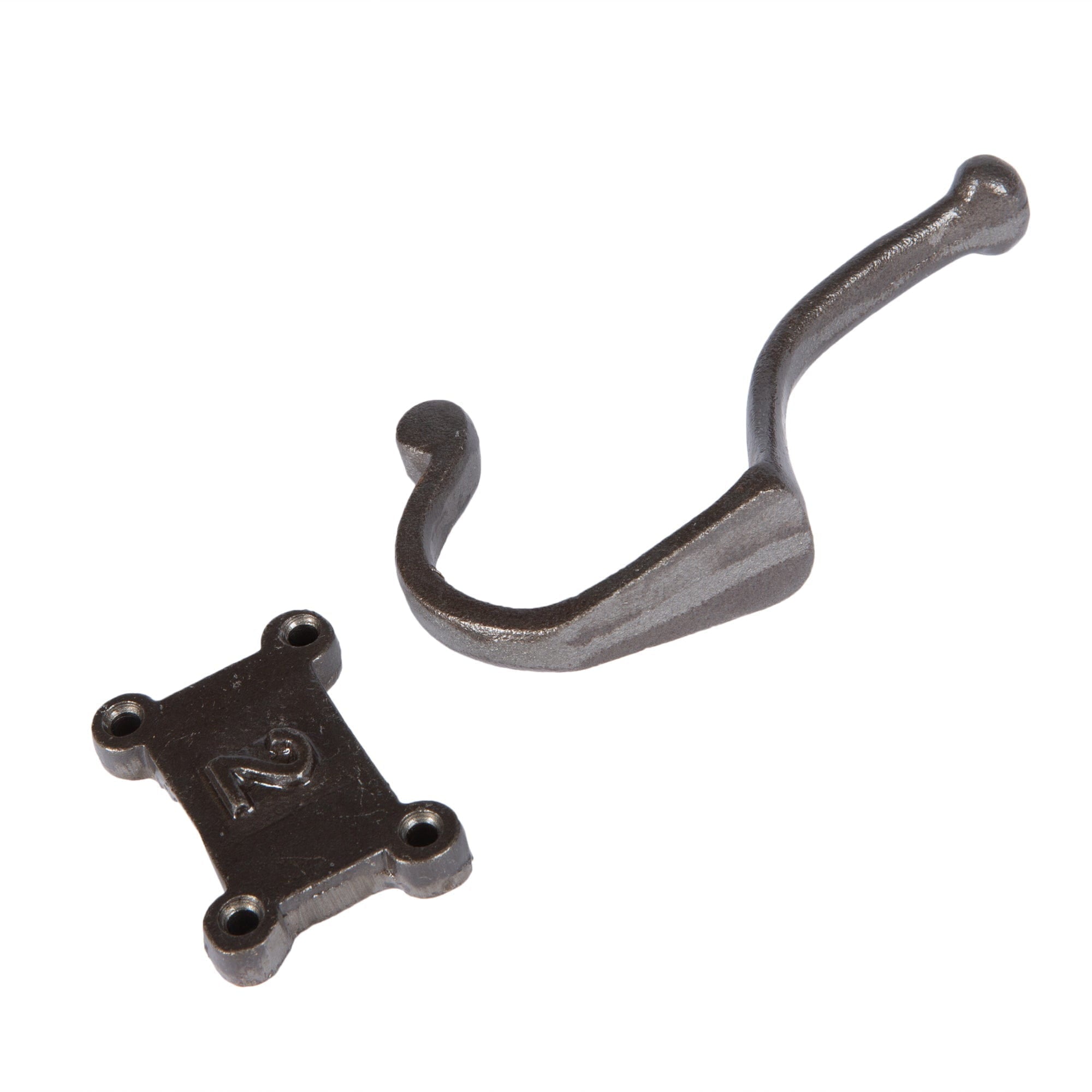 50mm x 115mm Grey Number 2 Hat & Coat Hook