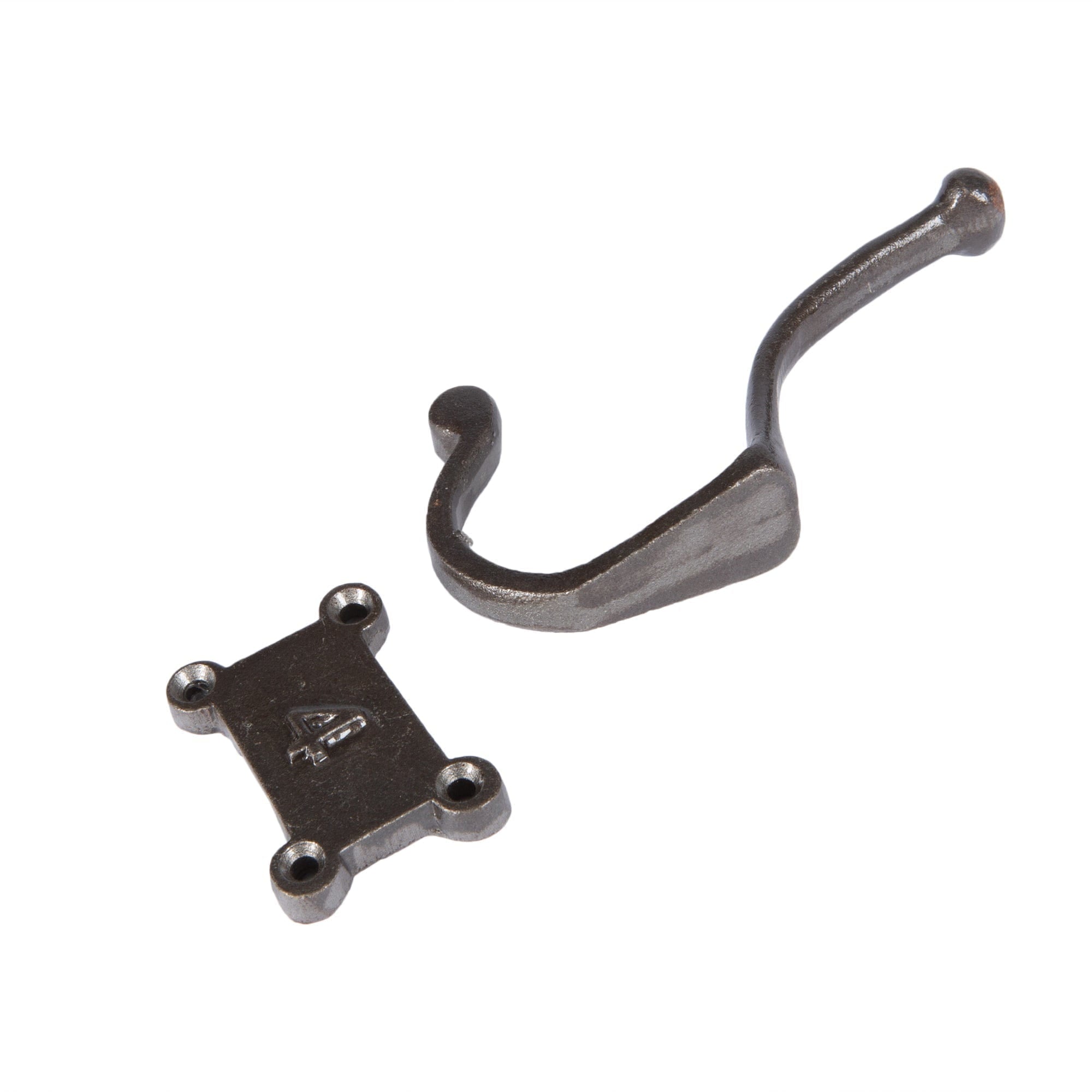 50mm x 115mm Grey Number 4 Hat & Coat Hook