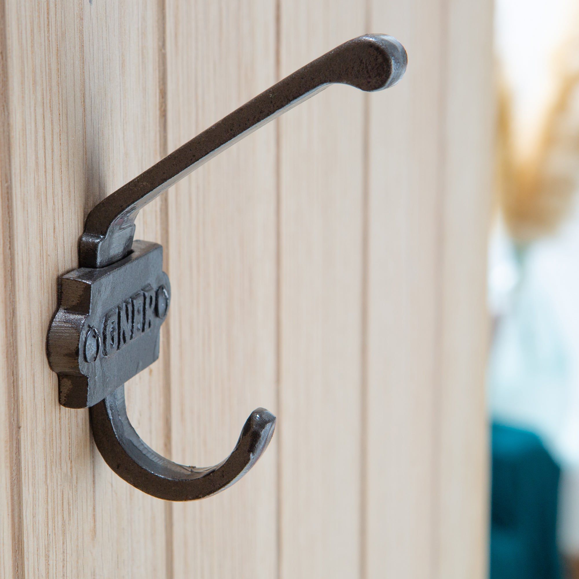 53mm x 101mm Grey Great North of England Railway Double Wall Hook