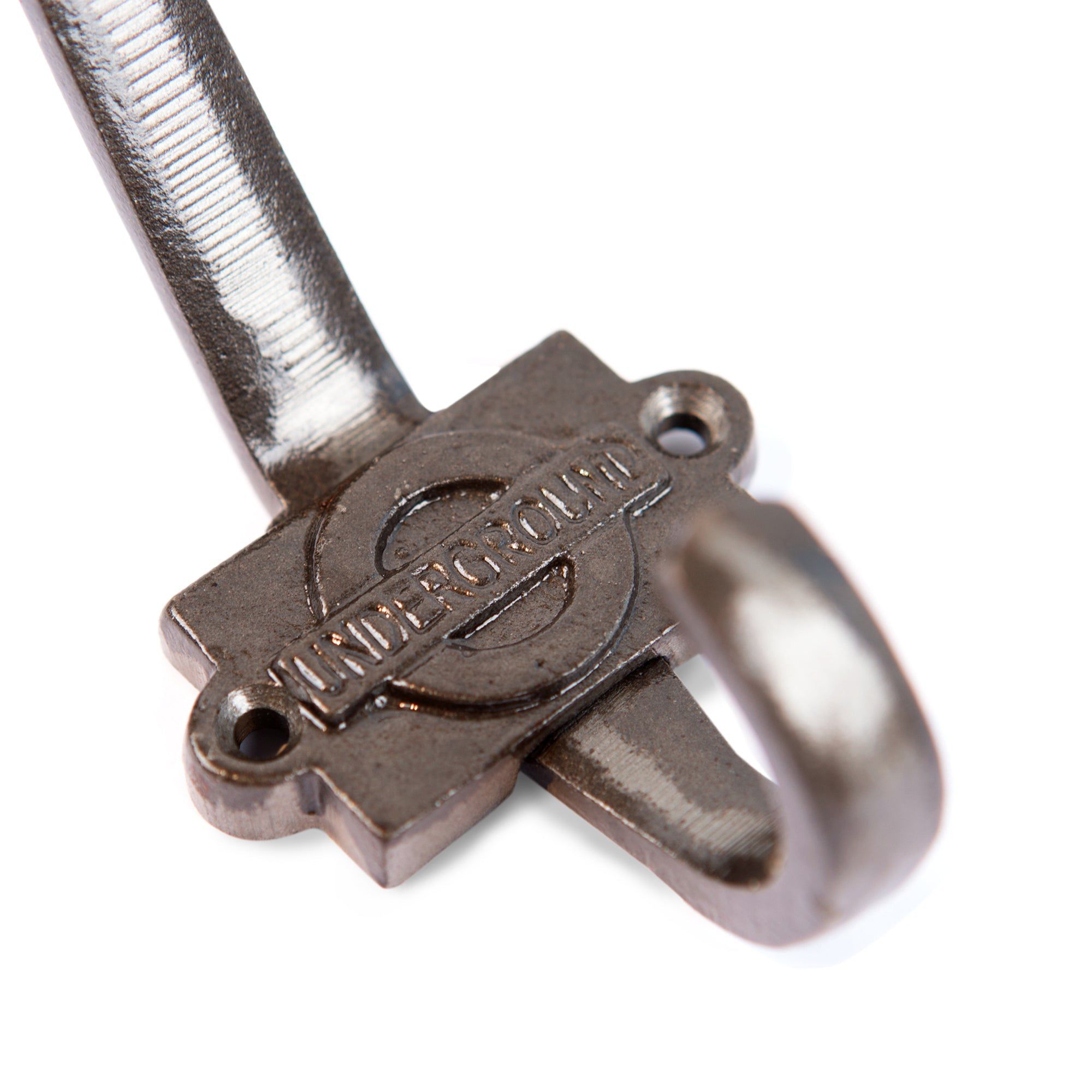 55mm x 100mm Grey London Underground Hat & Coat Hook