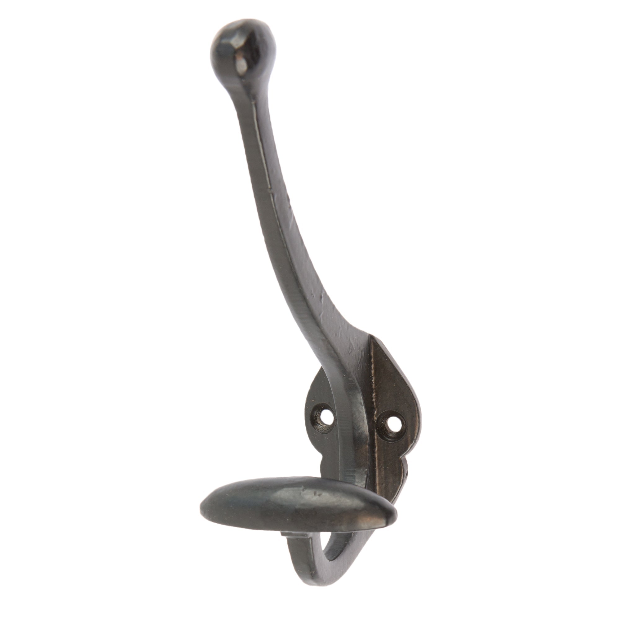 45mm x 130mm Black Bowler and Coat Hook