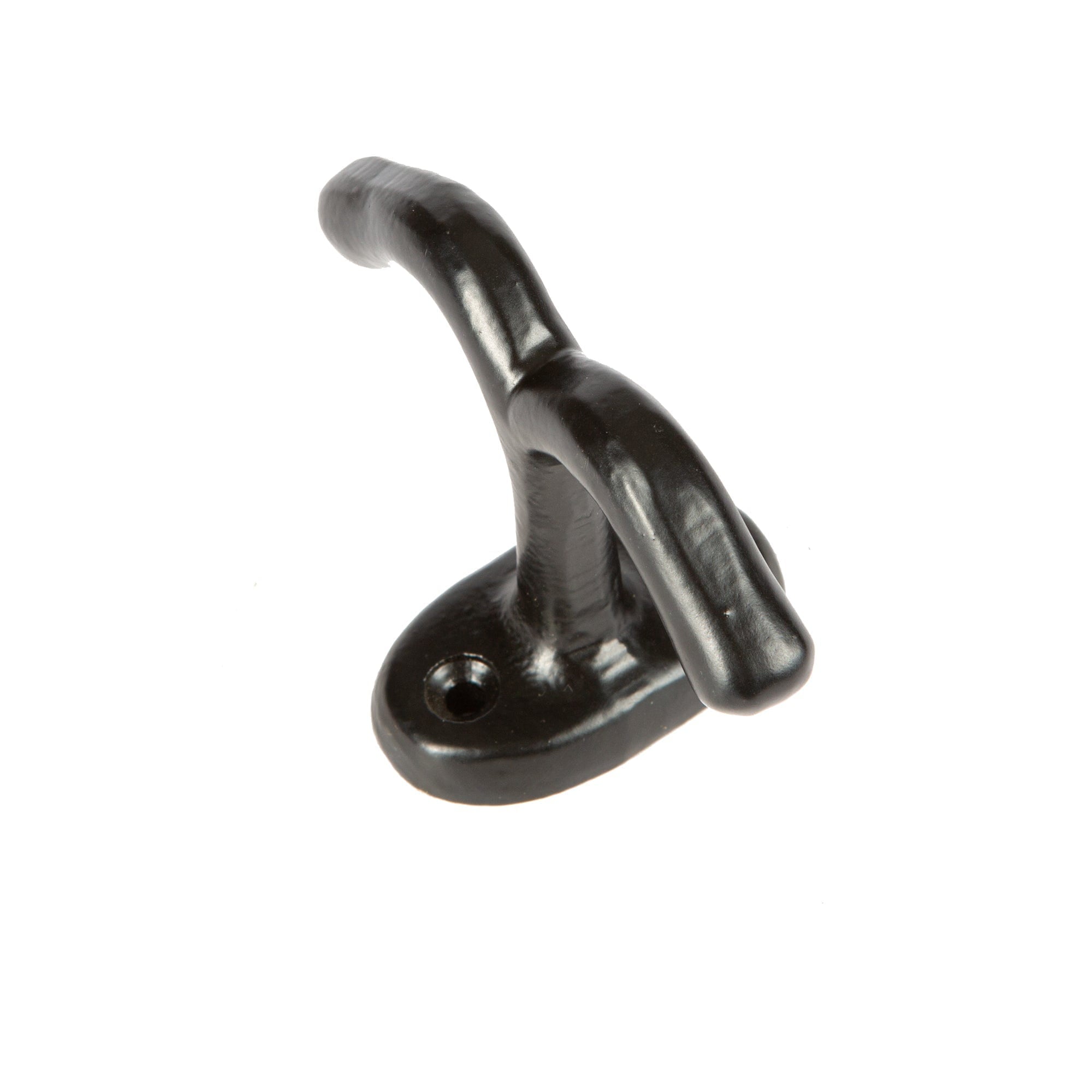 80mm x 60mm Black Double Ceiling Hook