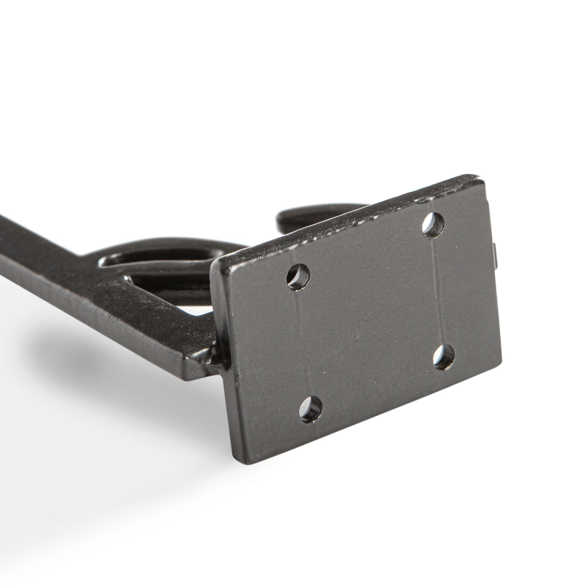 35mm x 70mm Black Ornate Flat Top Hat & Coat Hook