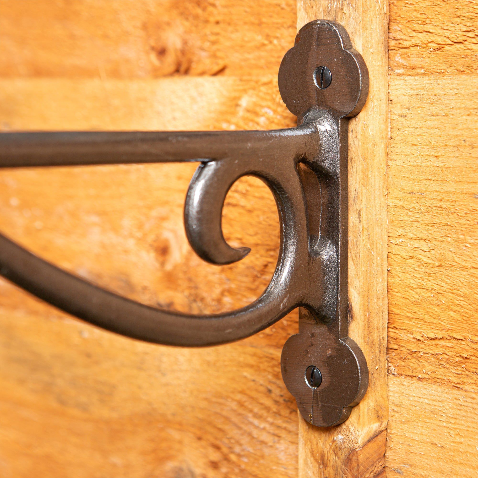 145mm Grey Wrought Iron Hanging Basket Hook