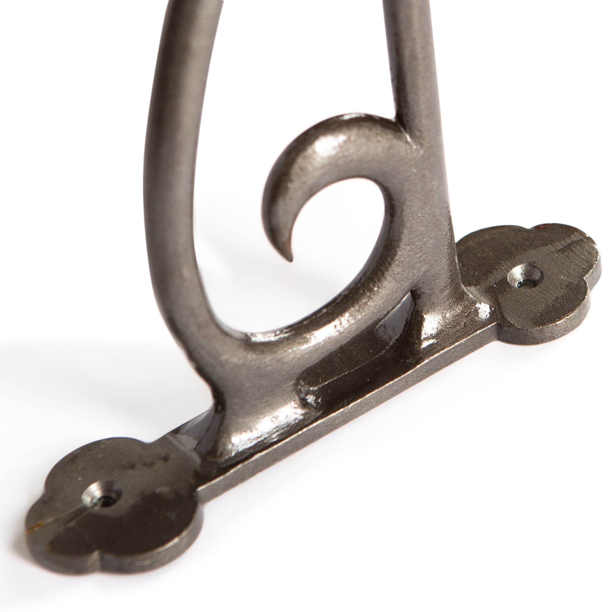 145mm Grey Wrought Iron Hanging Basket Hook