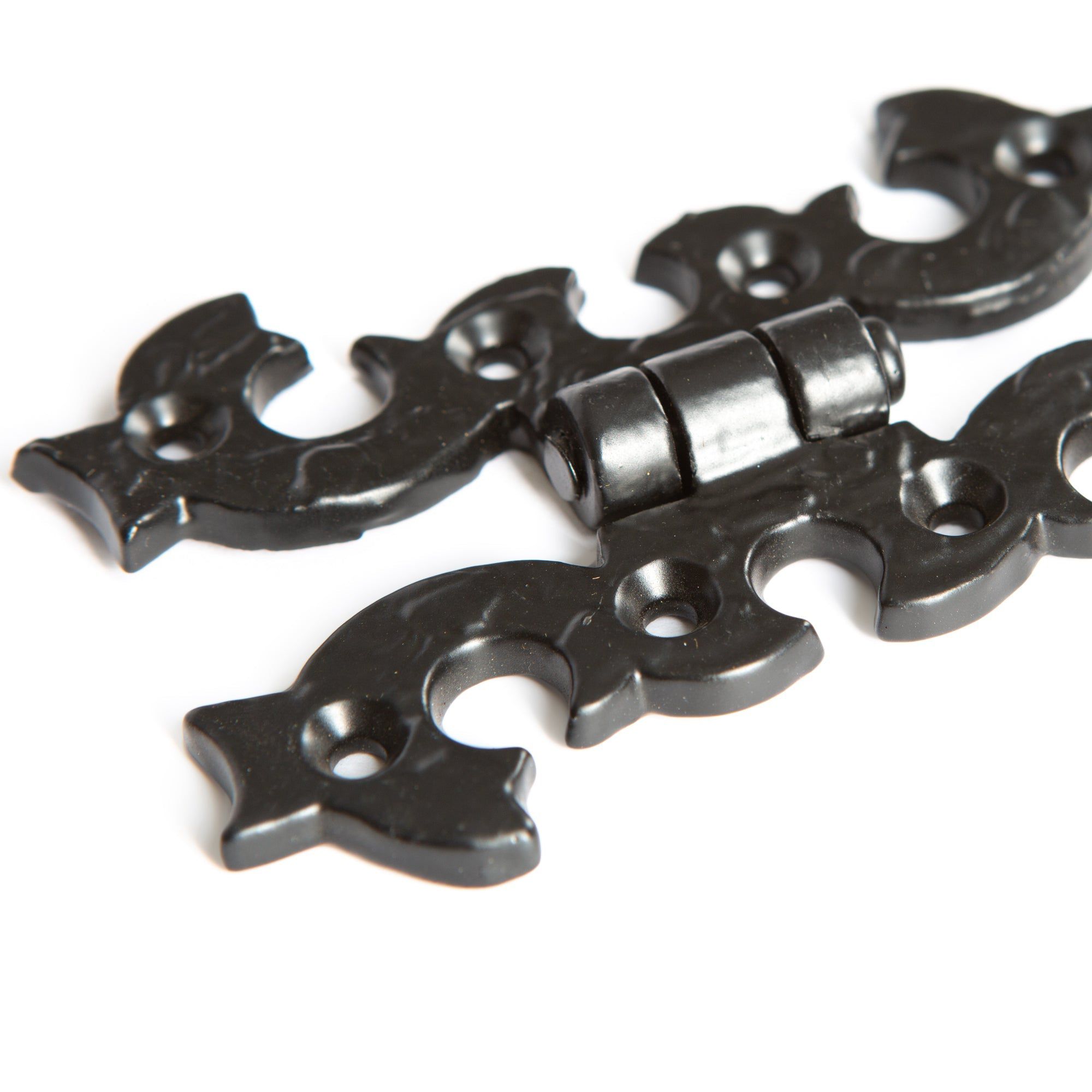95mm Black Ornate Cabinet Hinge