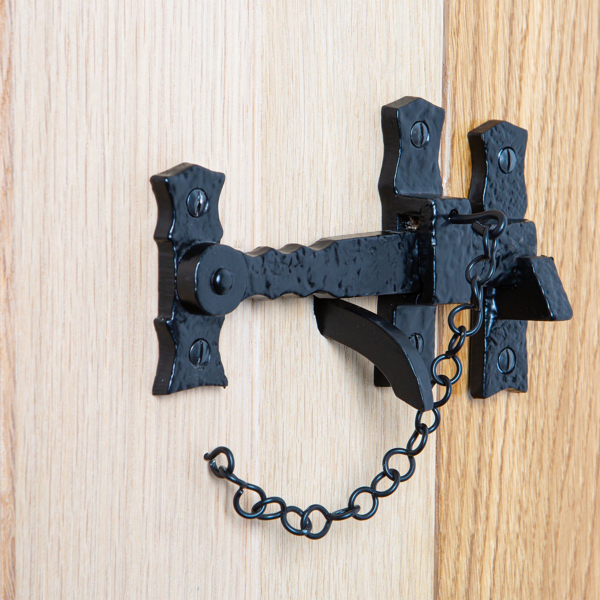 240mm Black Rustic Suffolk Latch