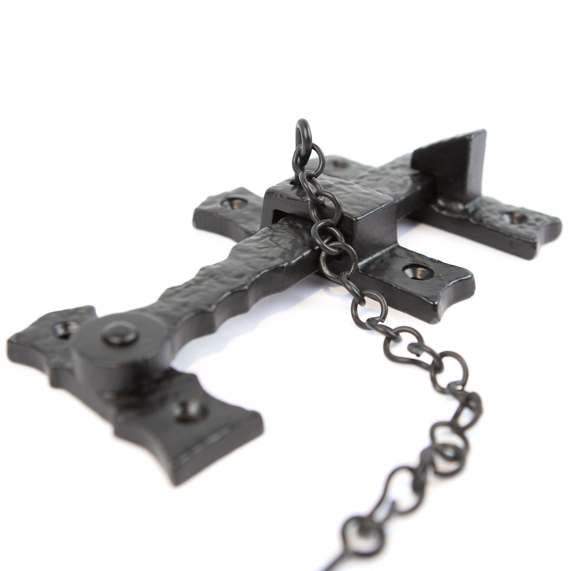 240mm Black Rustic Suffolk Latch