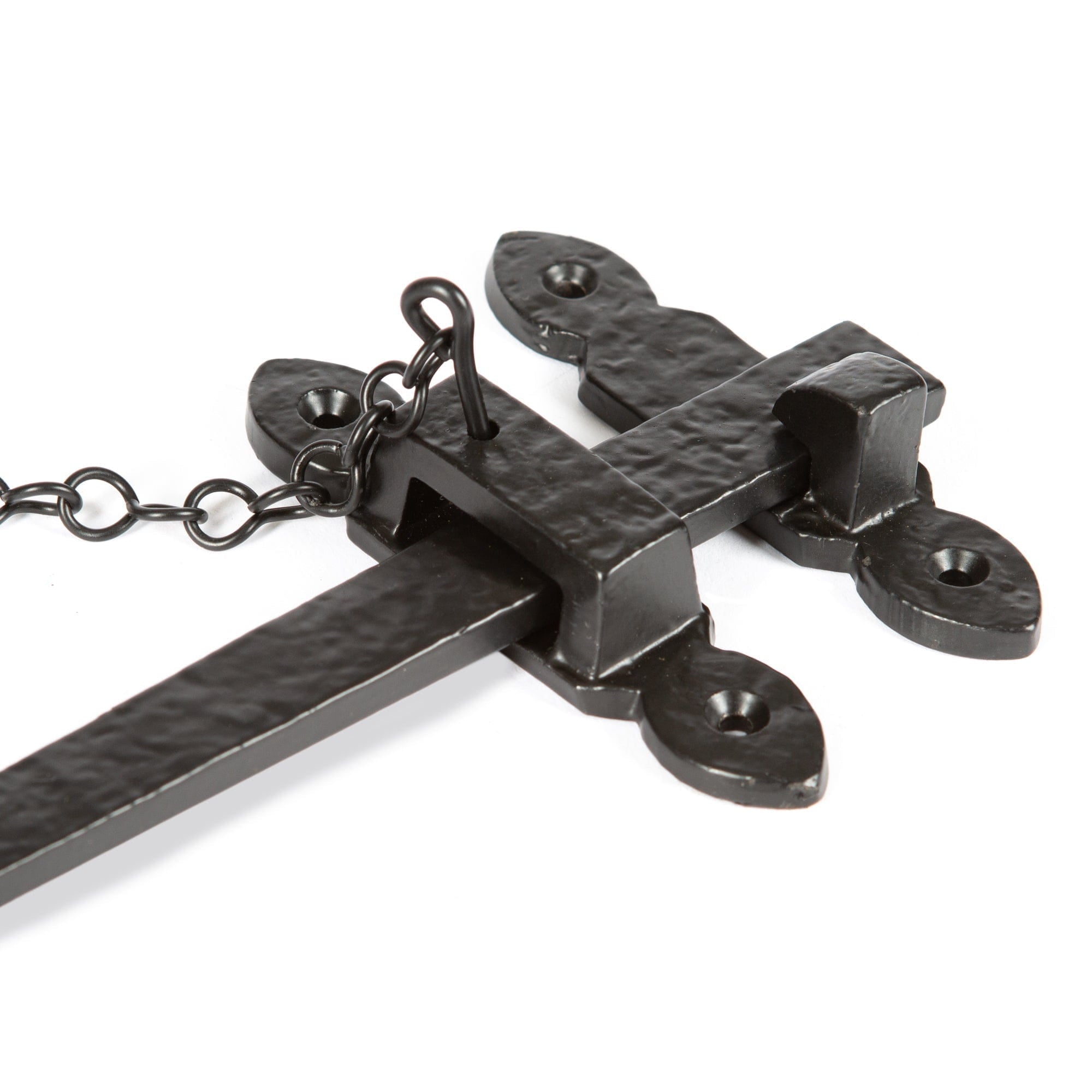 240mm Black Arrowhead Suffolk Latch