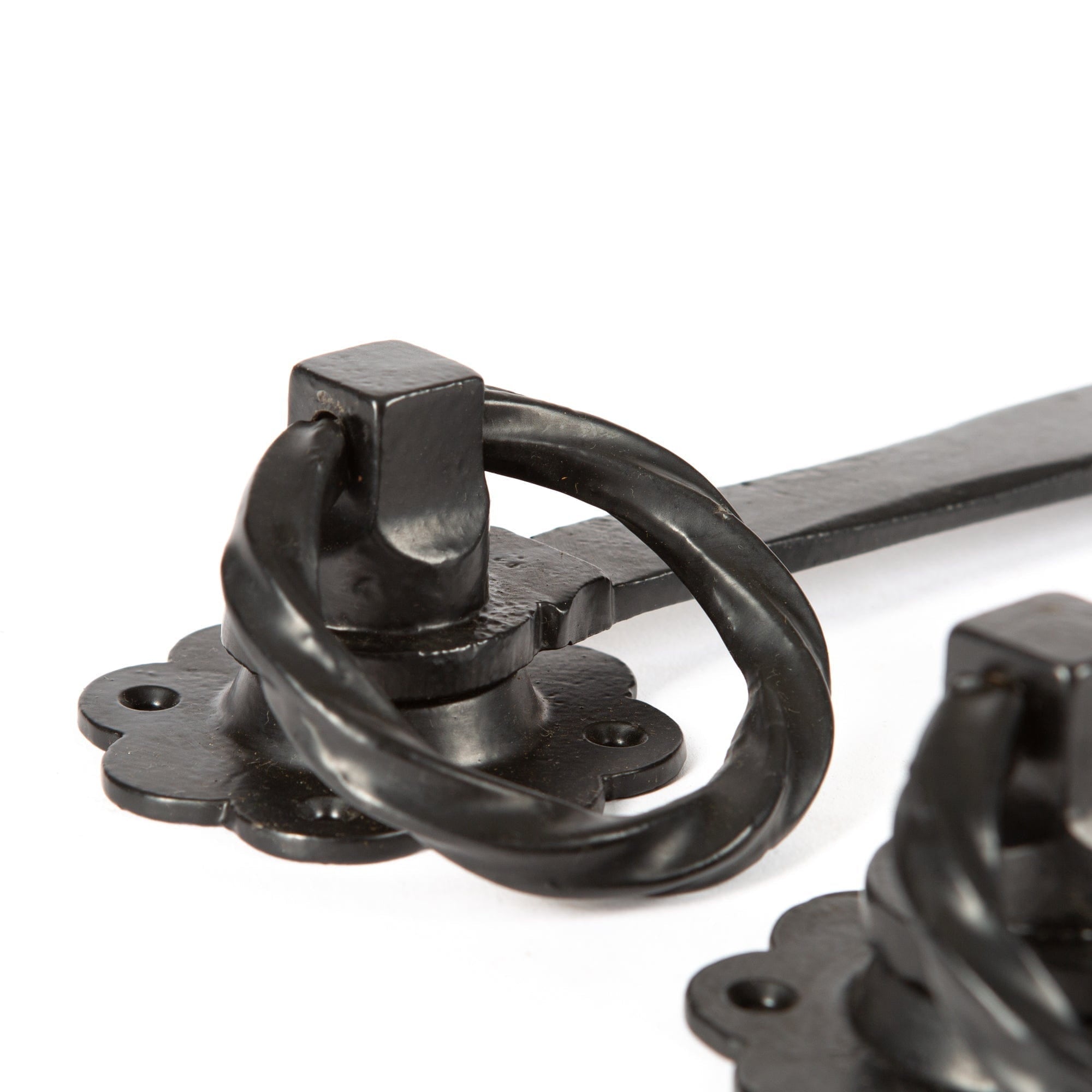 285mm Black Rose Ring Gate Latch