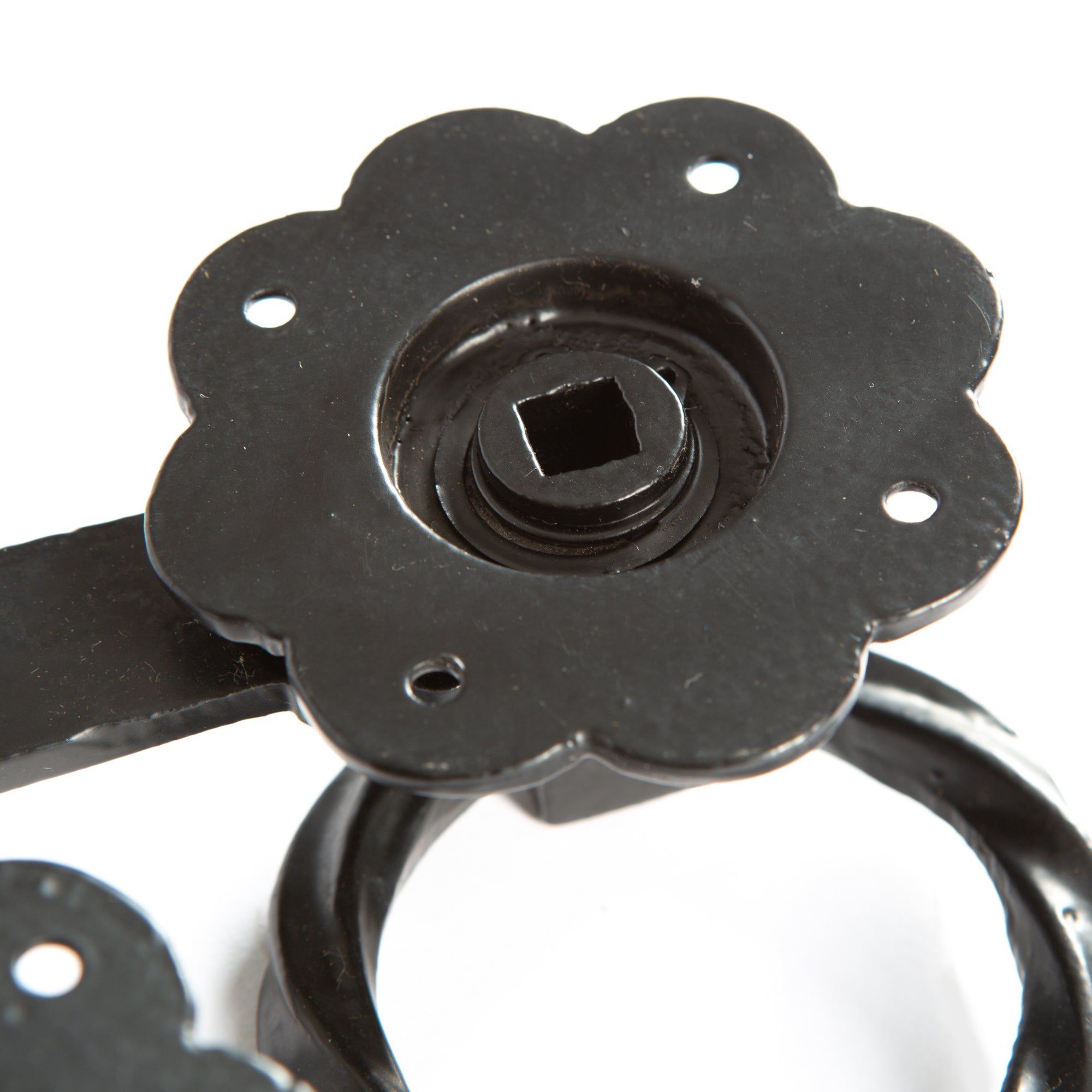 285mm Black Rose Ring Gate Latch