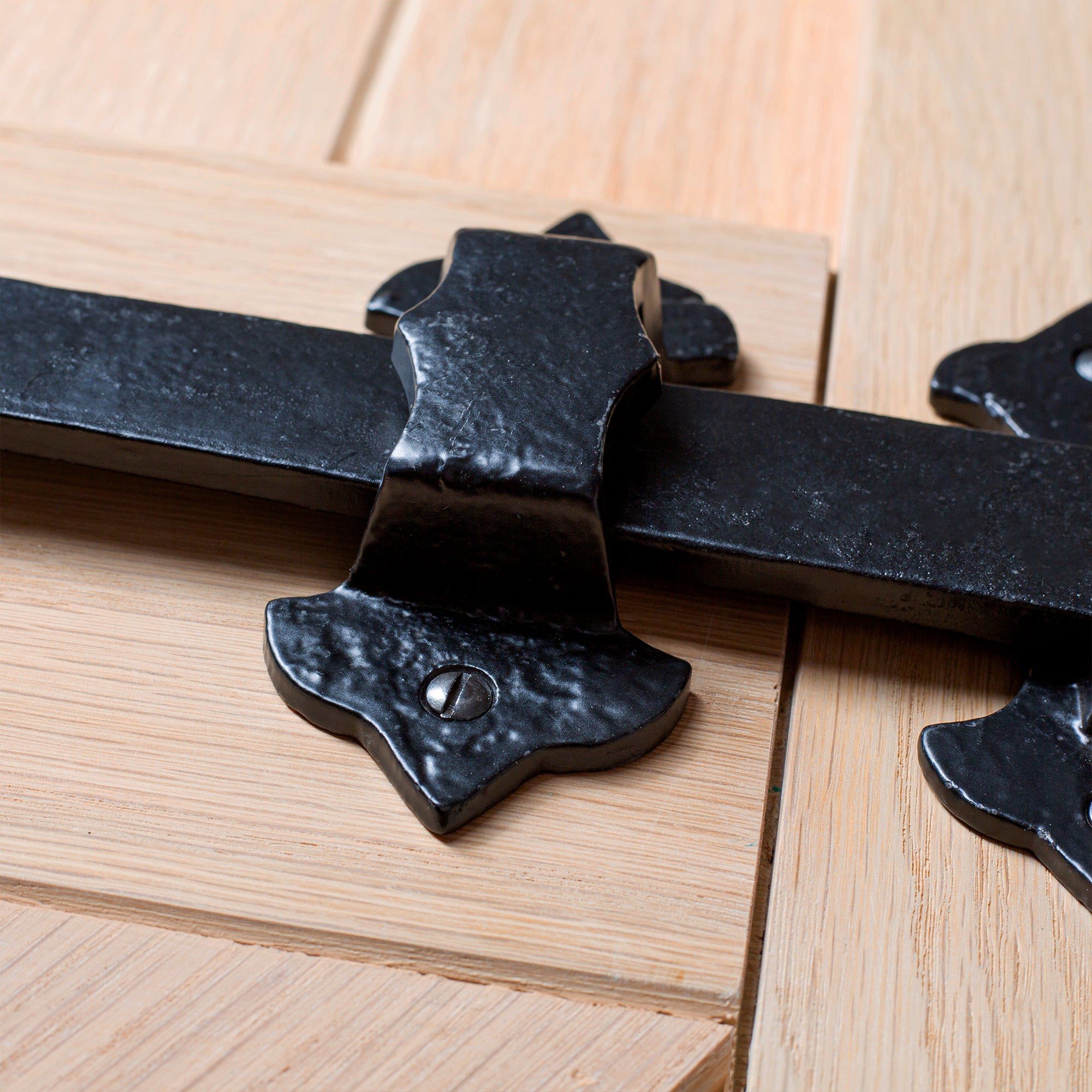 285mm Black Rose Ring Gate Latch