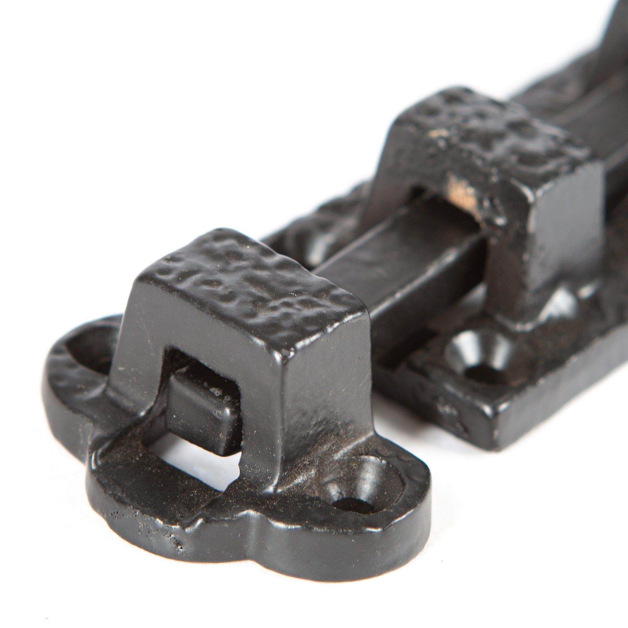 90mm Black Straight Antique Fish Tail Surface Bolt