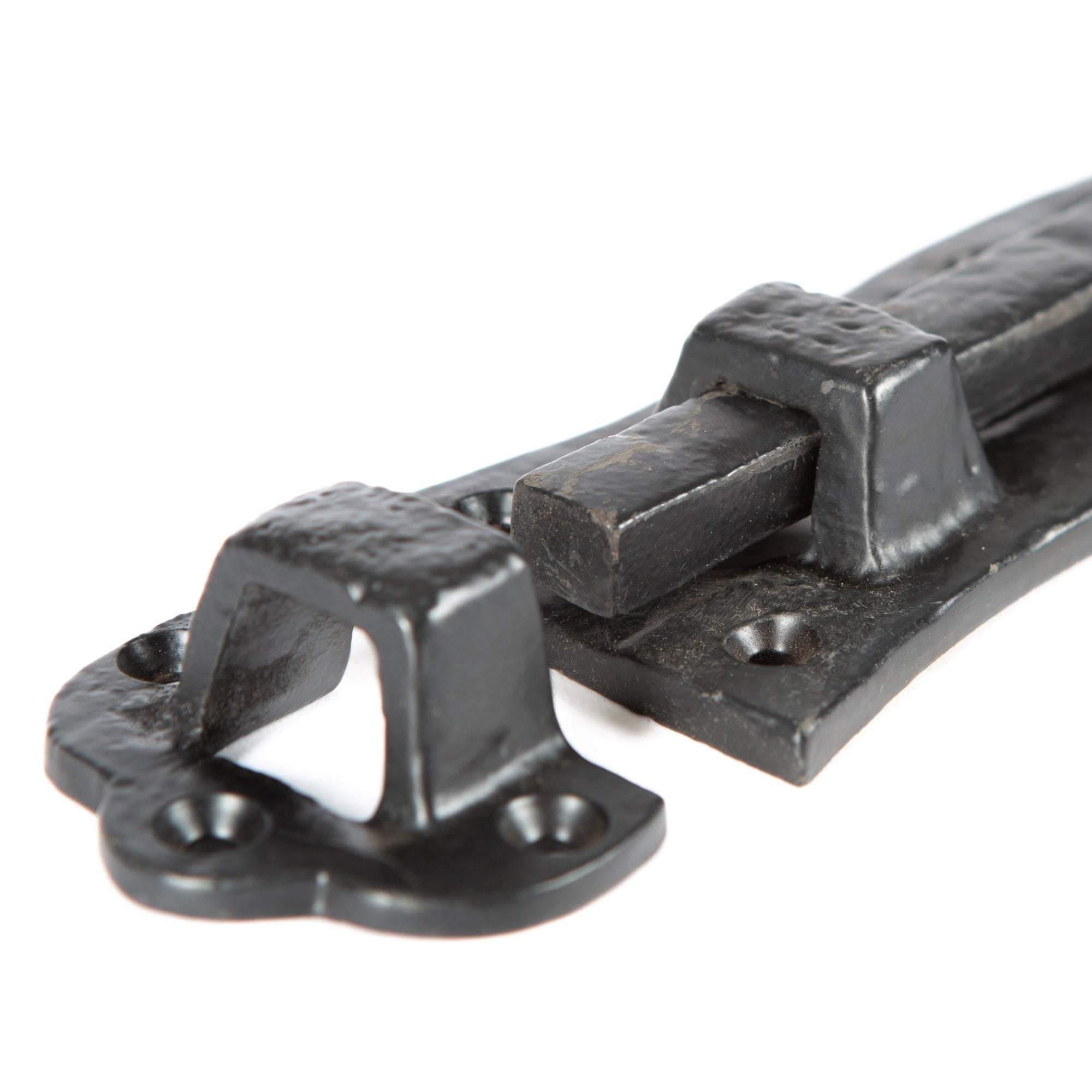 140mm Black Straight Antique Fish Tail Surface Bolt