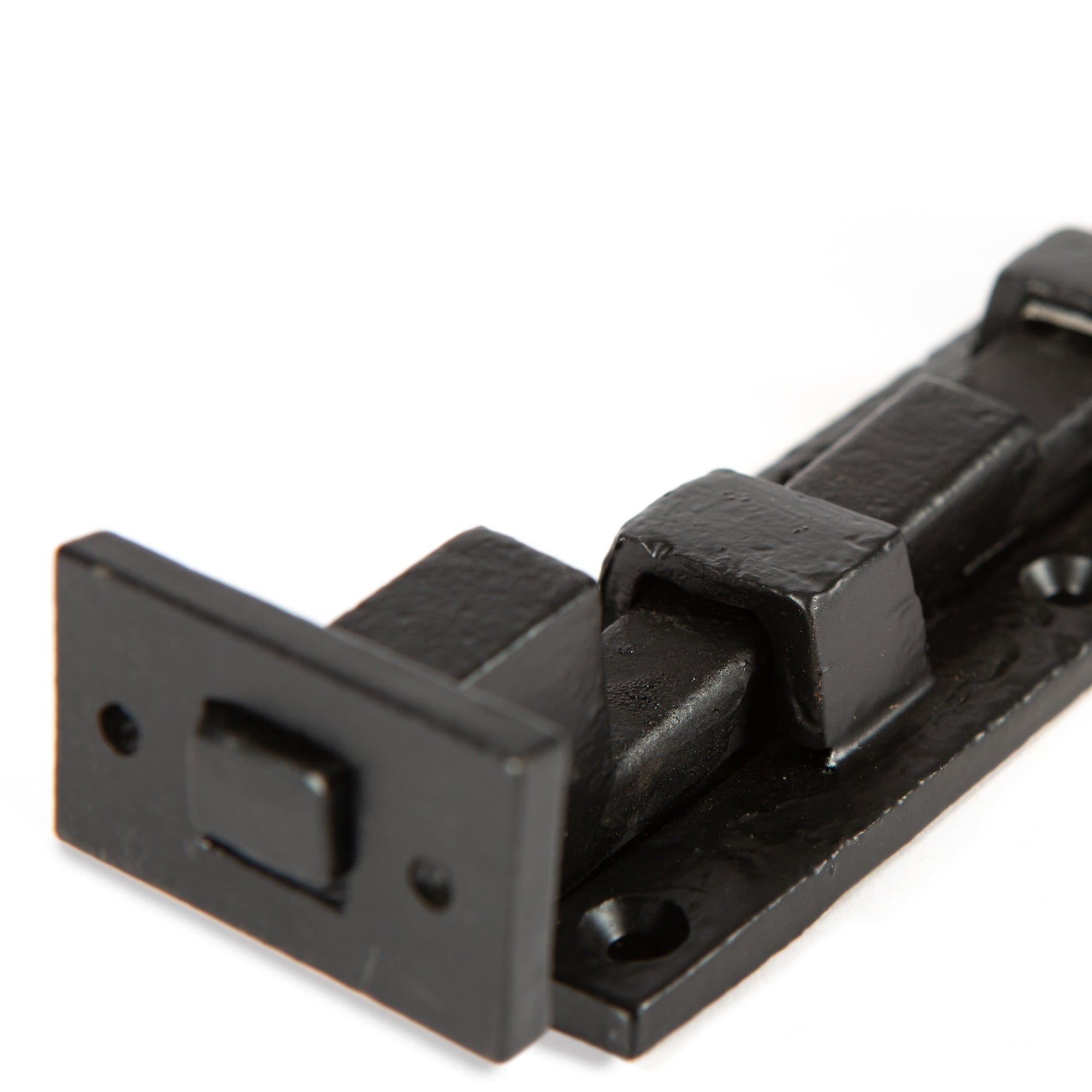 155mm Black Cranked Antique Fish Tail Bolt