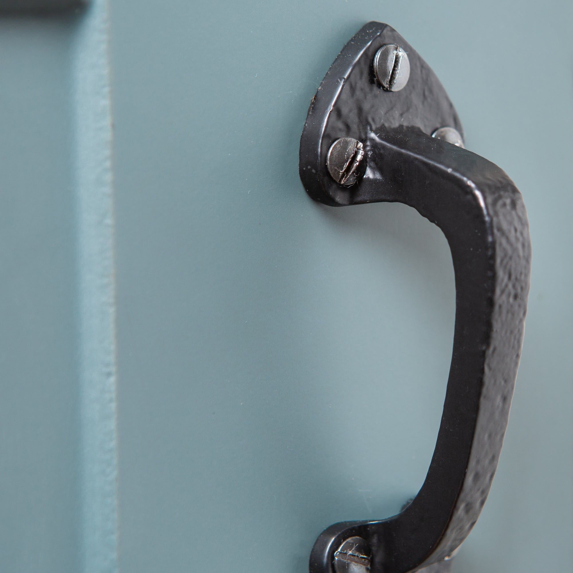 100mm Black Rustic Arrowhead Door Handle