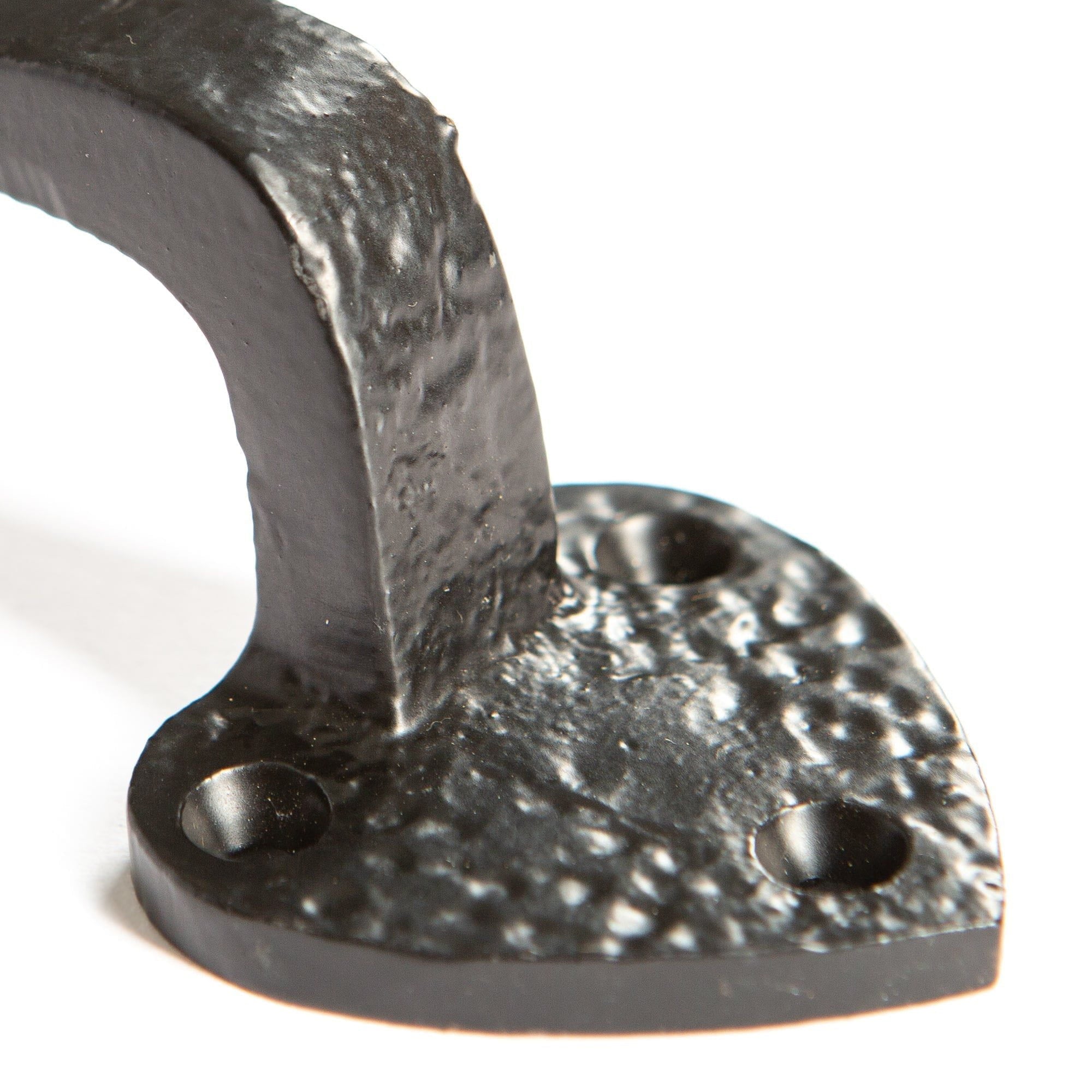 155mm Black Rustic Arrowhead Door Handle