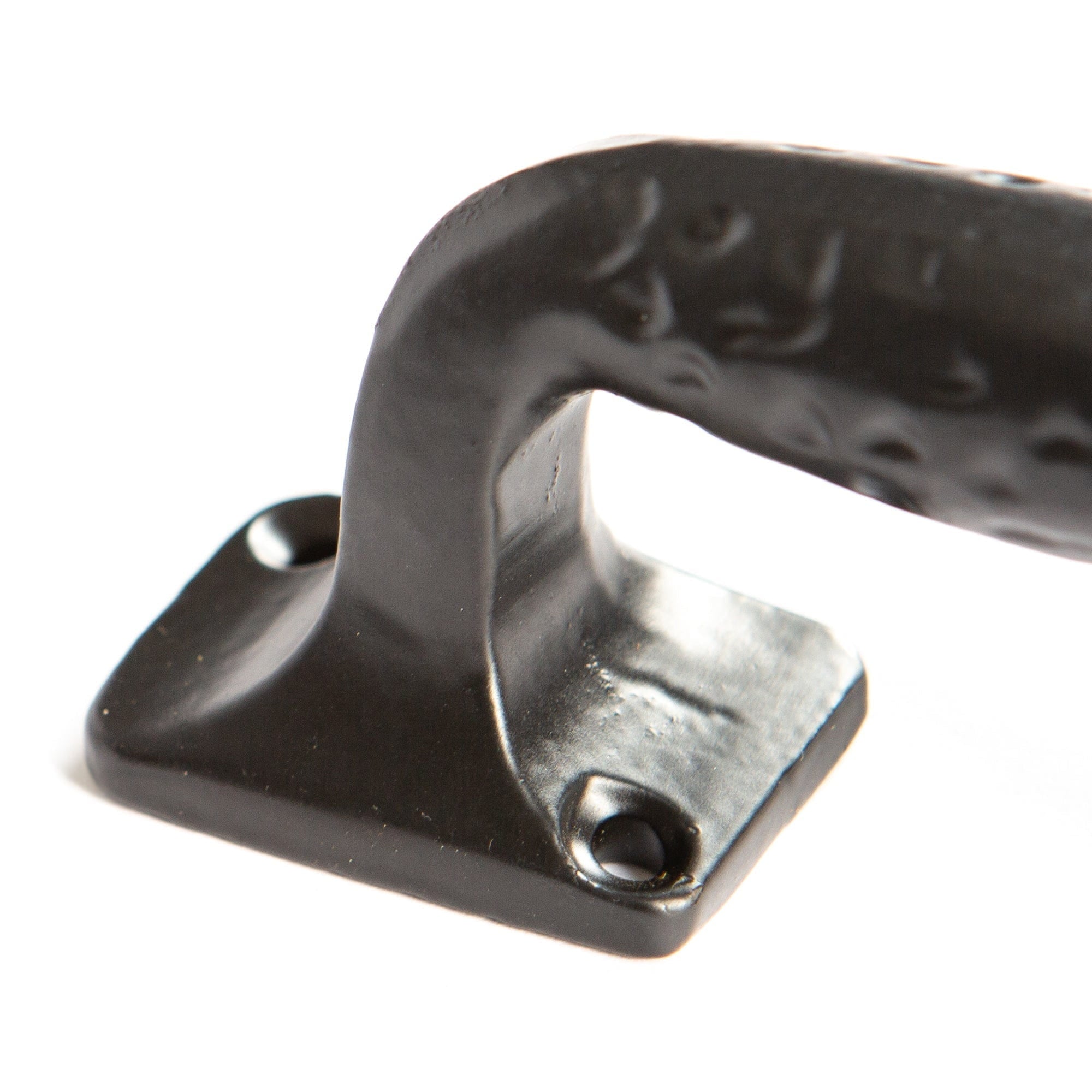 100mm Black Forged Barn Door Handle