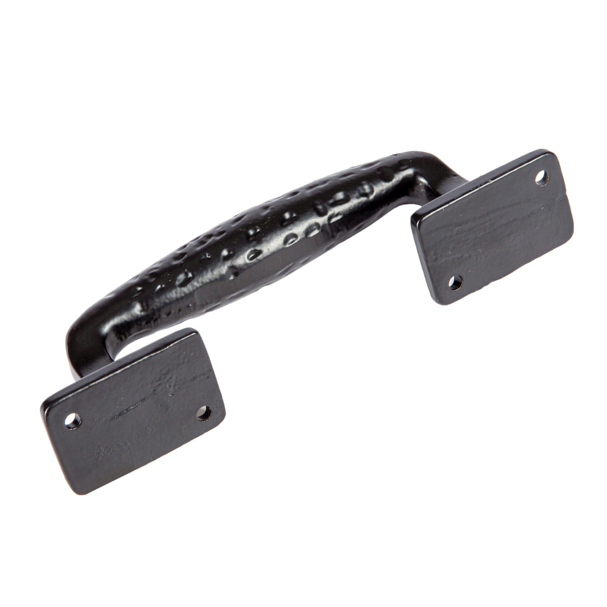 150mm Black Forged Barn Door Handle