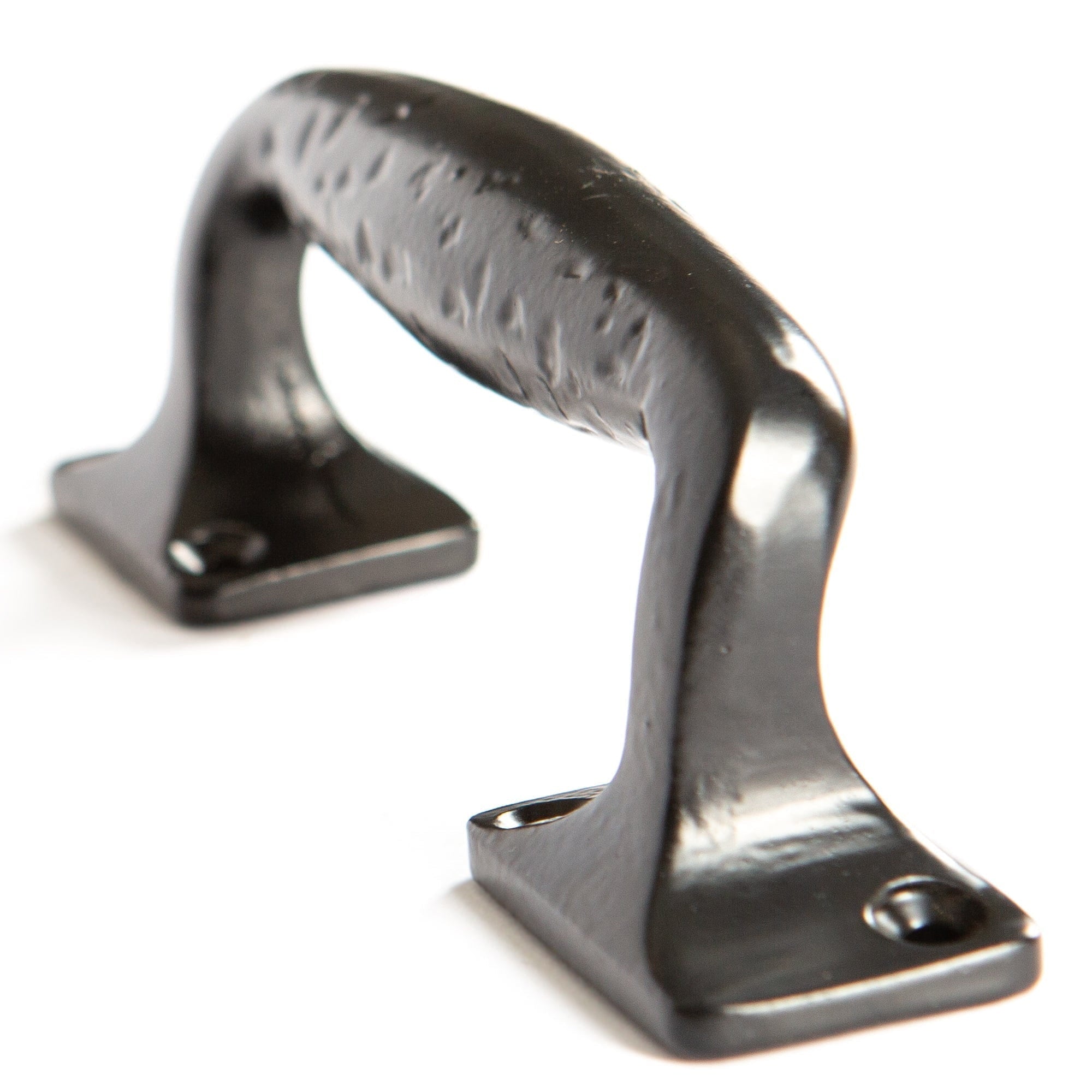 150mm Black Forged Barn Door Handle