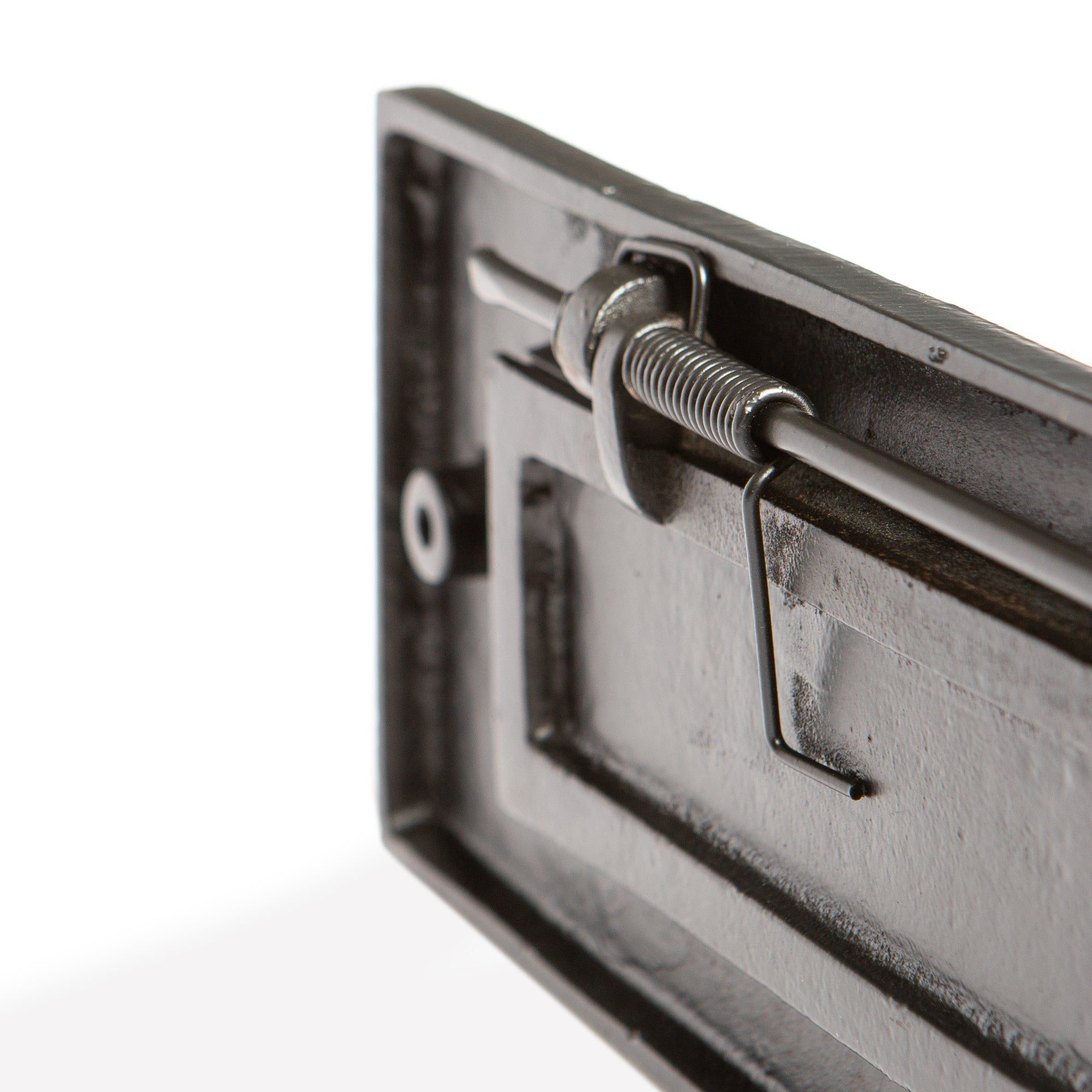 340mm x 100mm Black Rustic Letter Plate