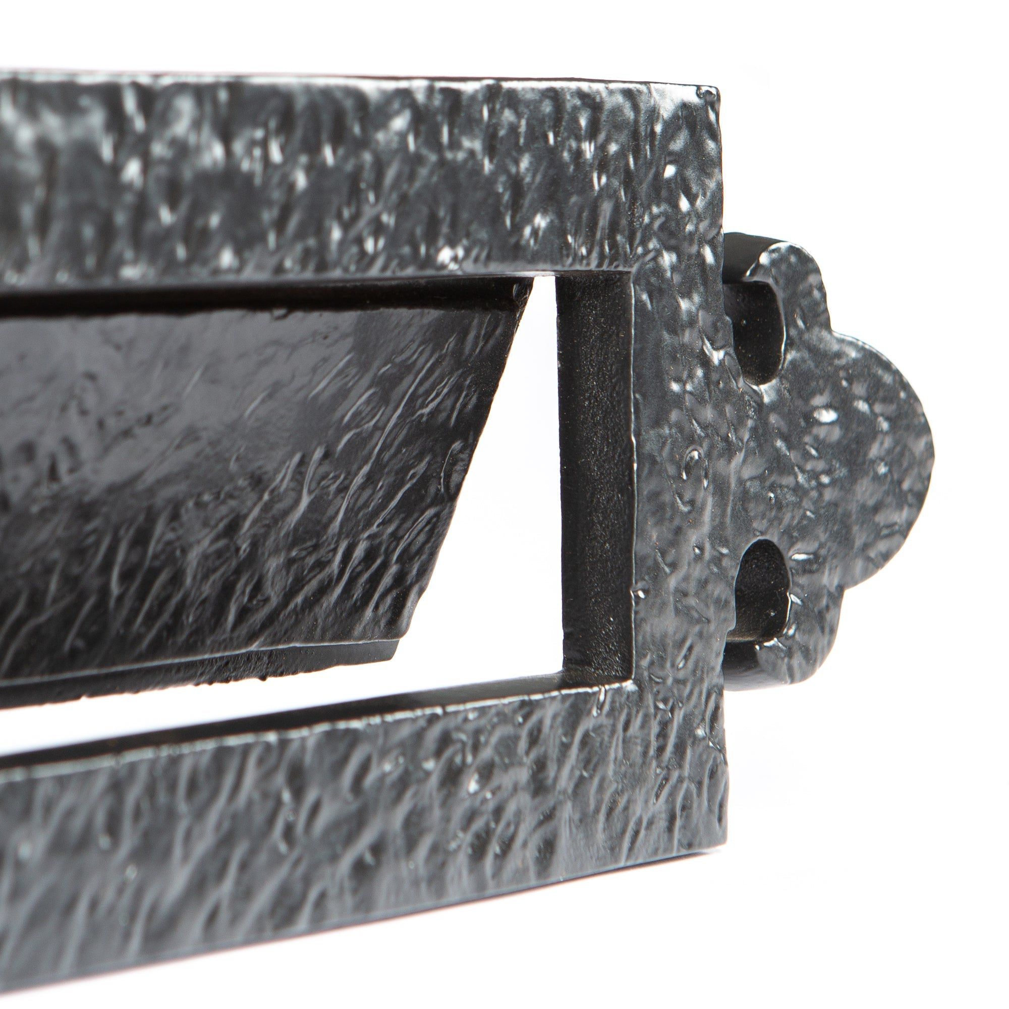 345mm x 105mm Black Fleur De Lis Letter Plate