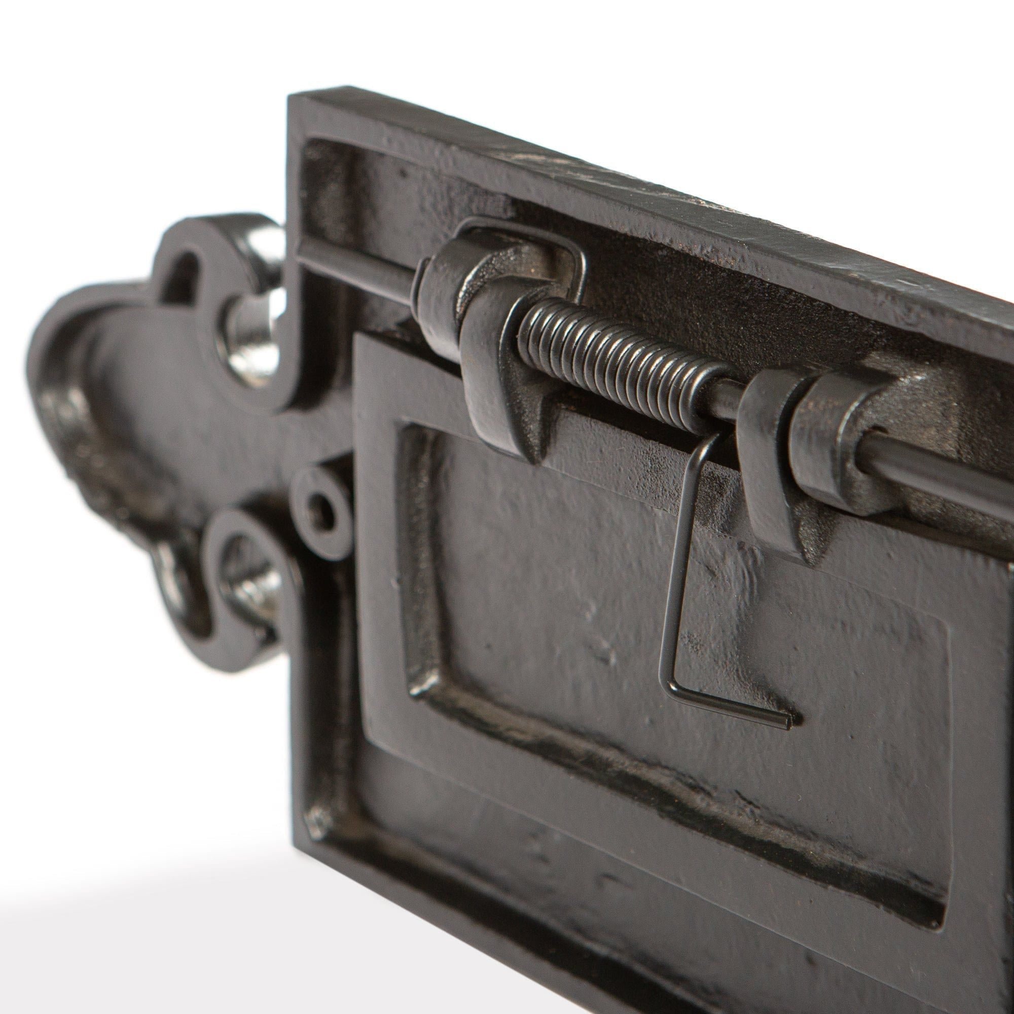 270mm x 105mm Black Fleur De Lis Letter Plate