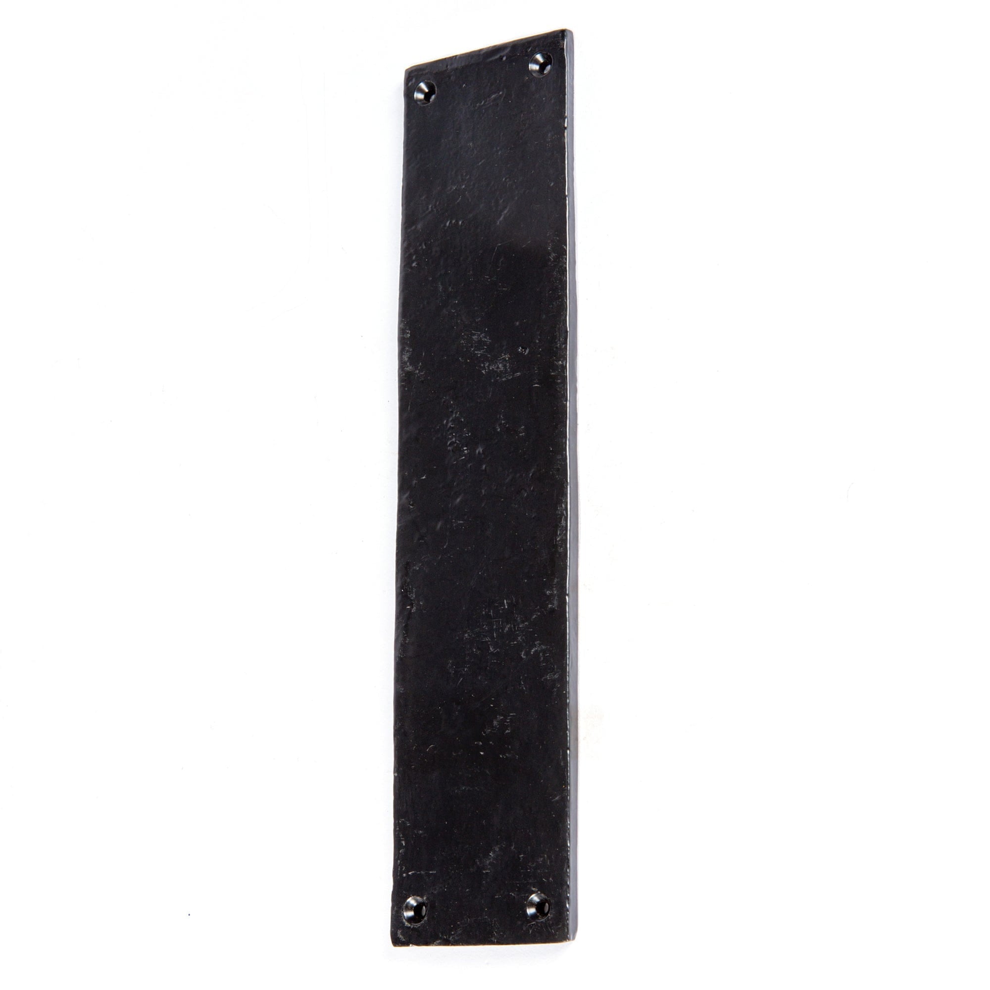 65mm x 295mm Black Rustic Door Push Plate