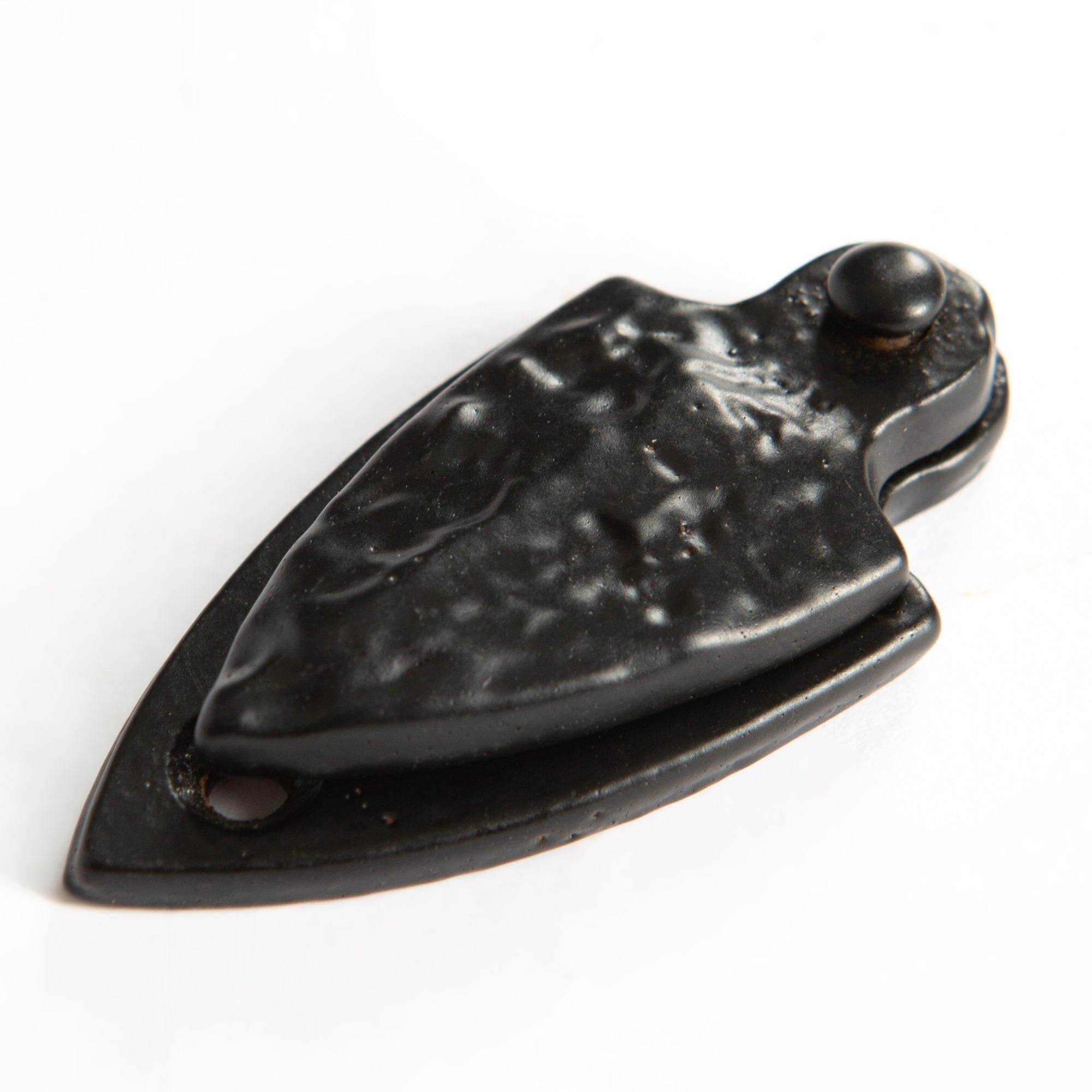 30mm x 55mm Black Arrowhead Escutcheon Plate with Cover