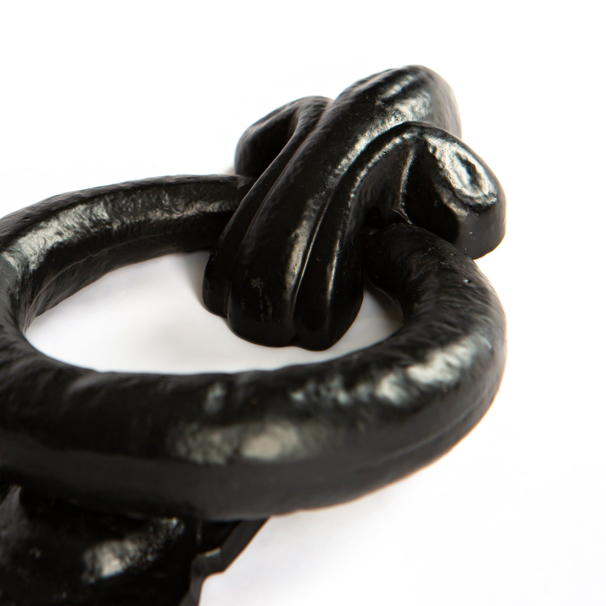 140mm Black Fleur De Lis Door Knocker