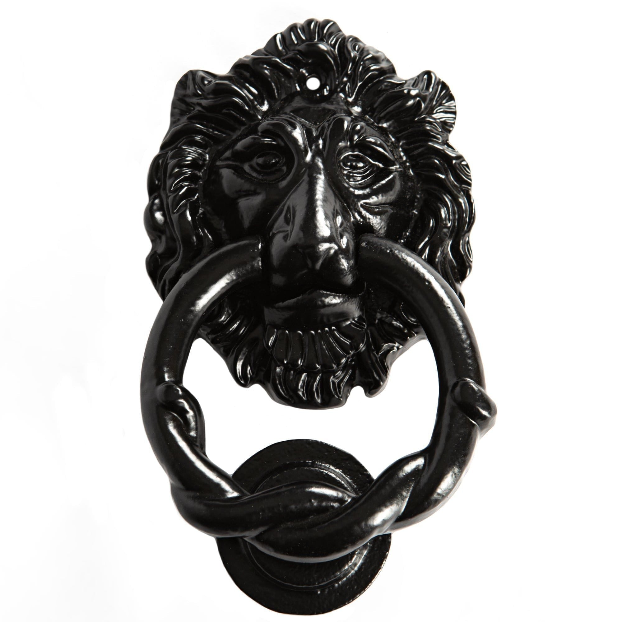 150mm Black Lion Head Door Knocker