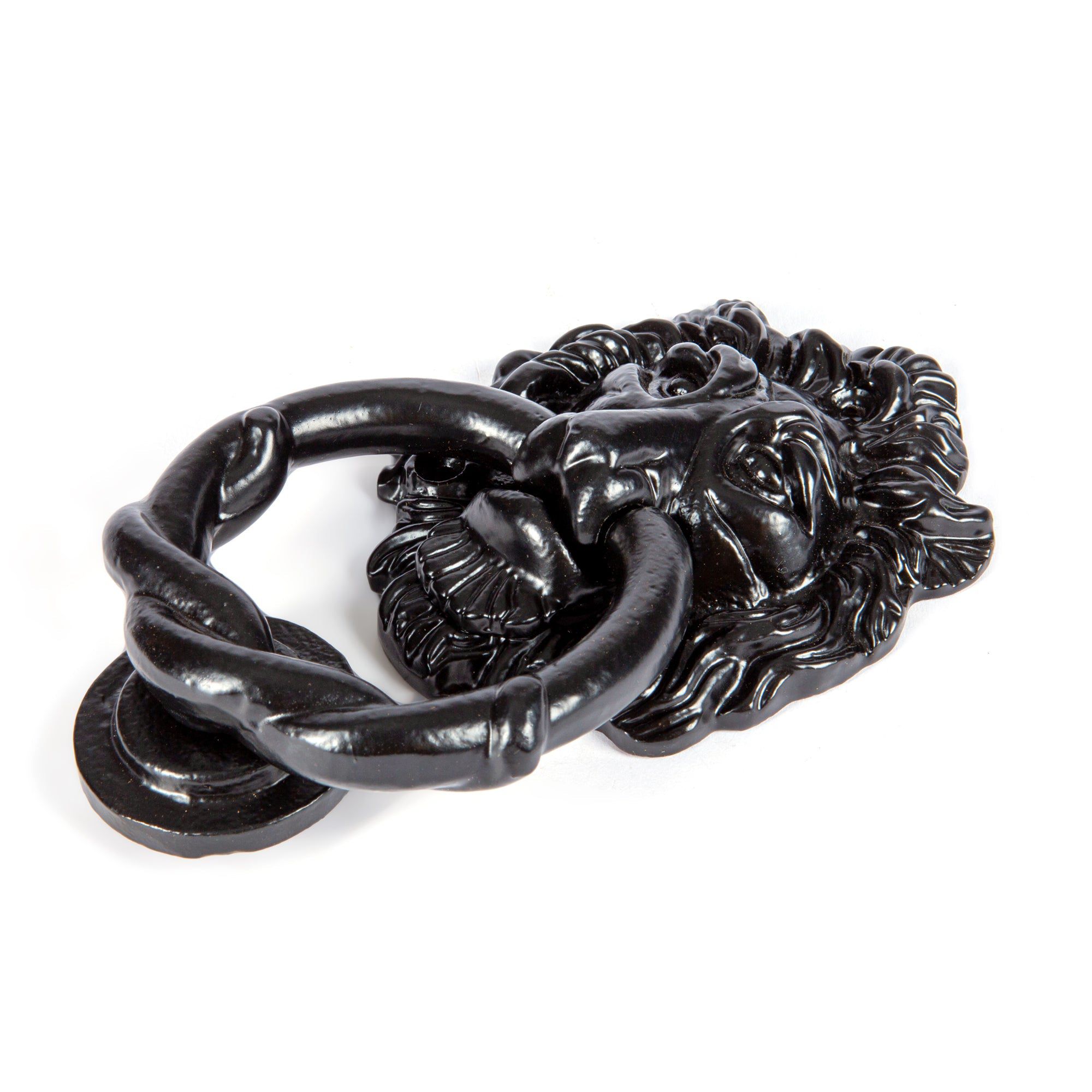 150mm Black Lion Head Door Knocker