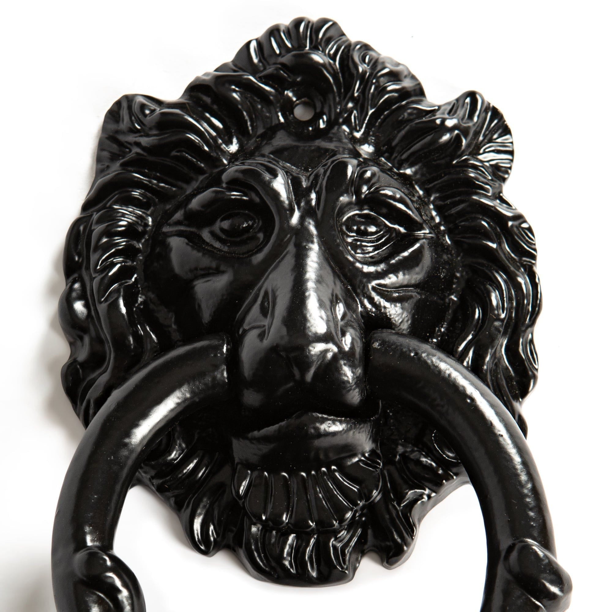 150mm Black Lion Head Door Knocker