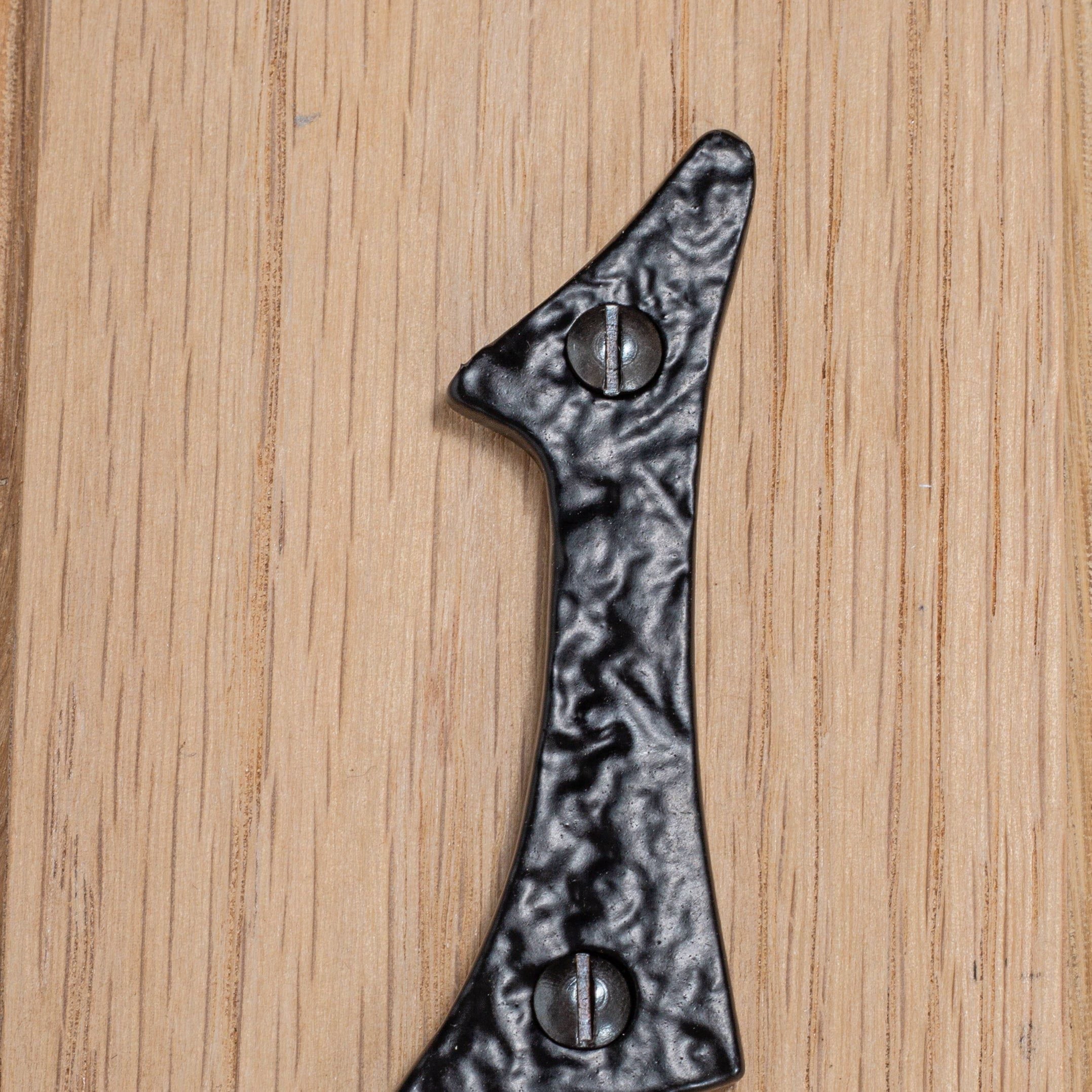 80mm Grey Rustic Iron House Number 1