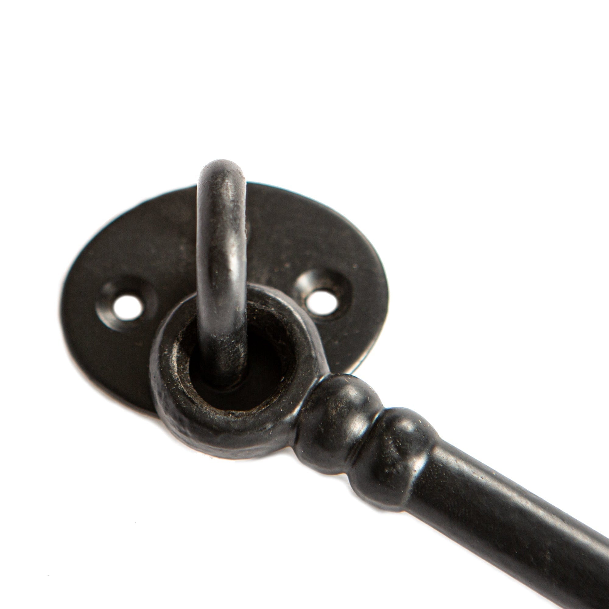 165mm Black Ornate Cabin Hook and Eye