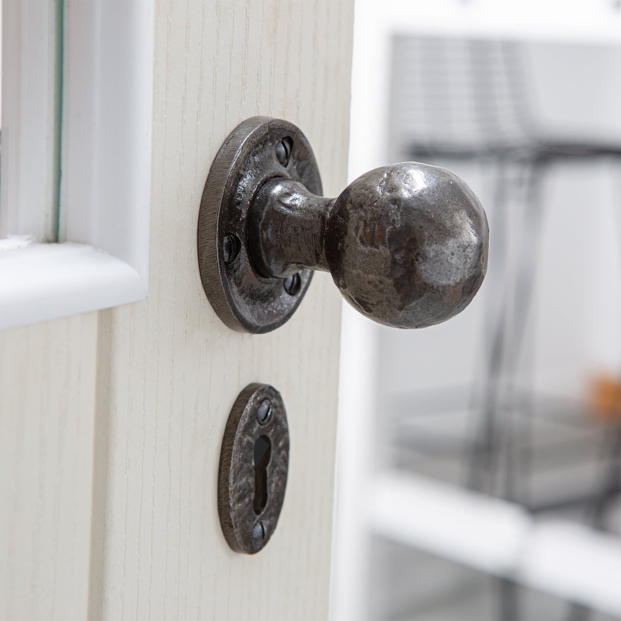 60mm Round Rim & Mortice Door Knob