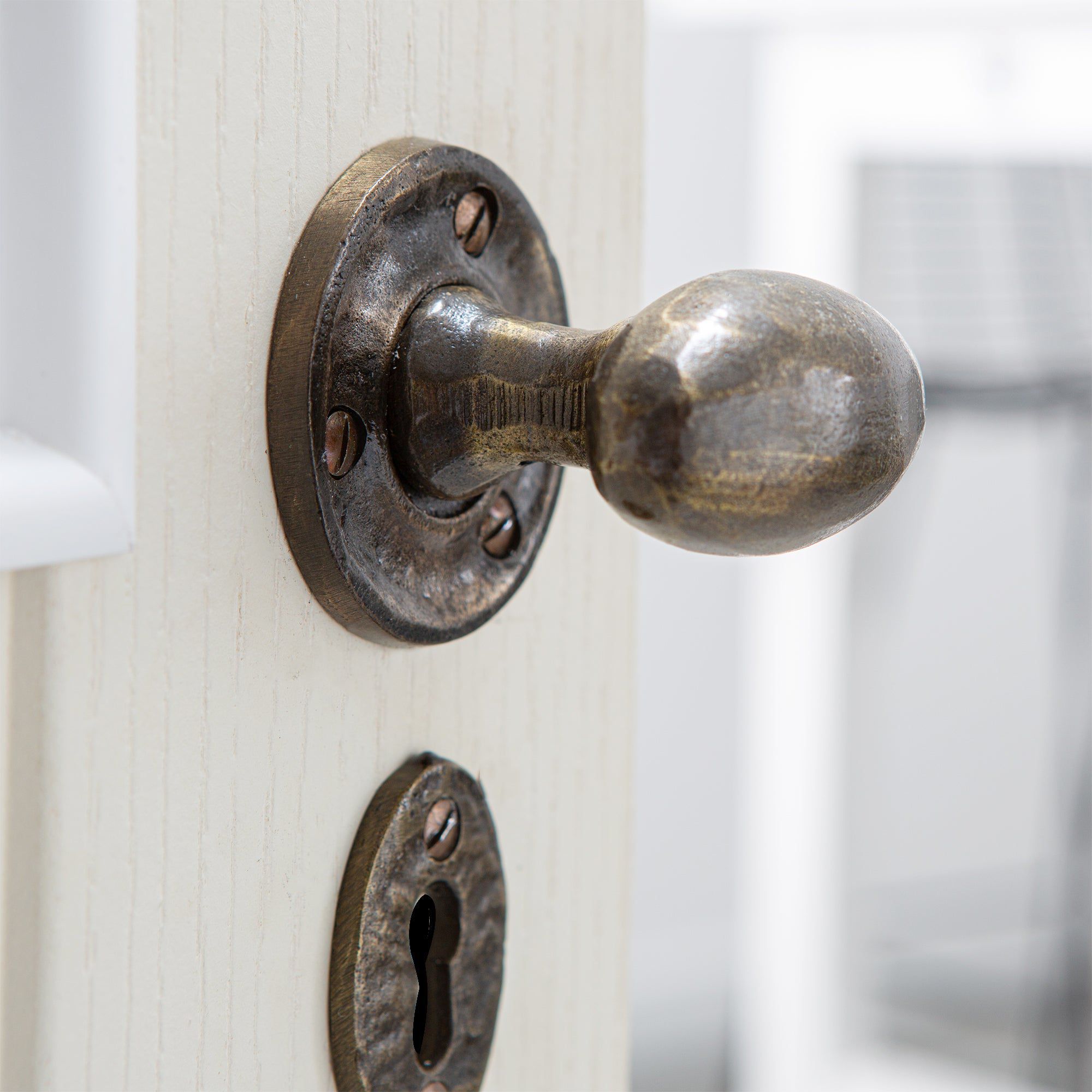 60mm Oval Rim & Mortice Door Knob